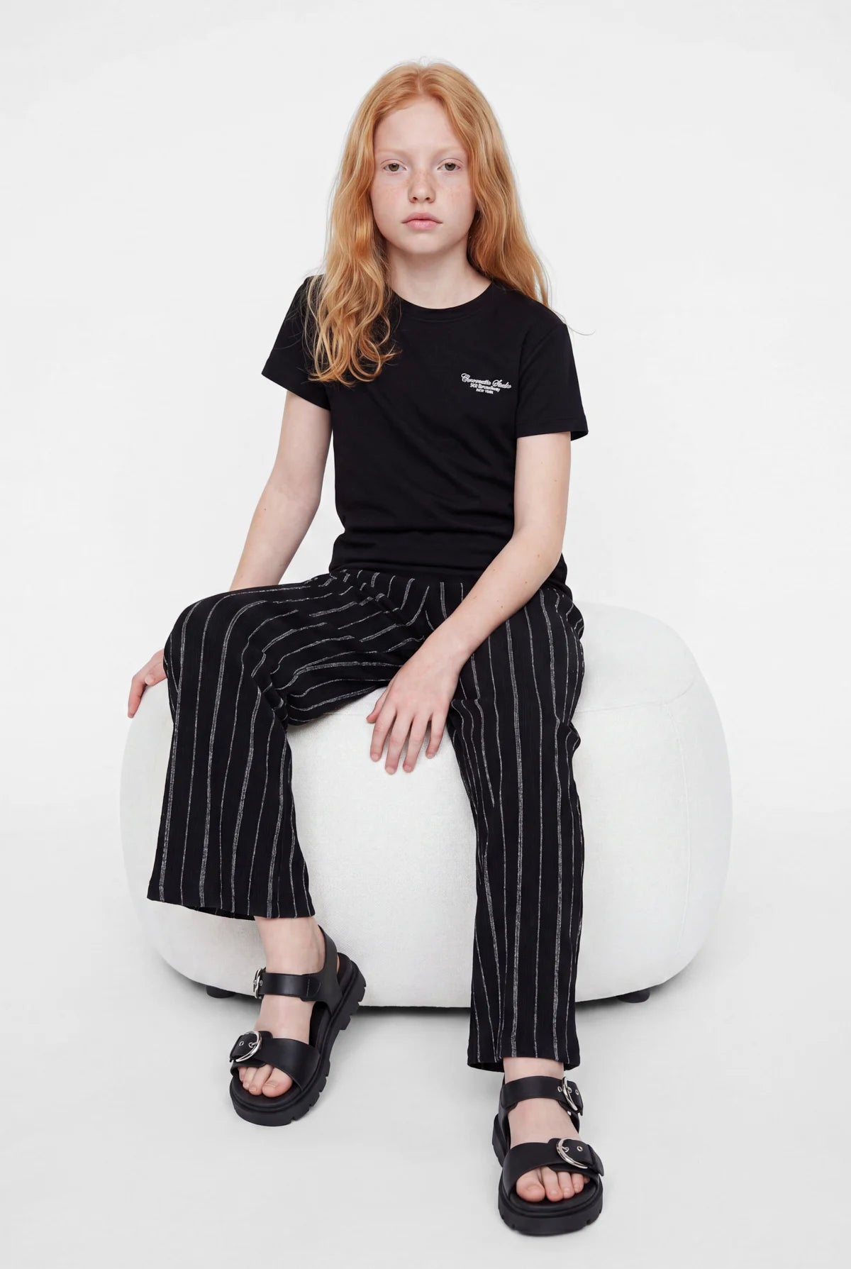 Girls' Printed Basic T-Shirt