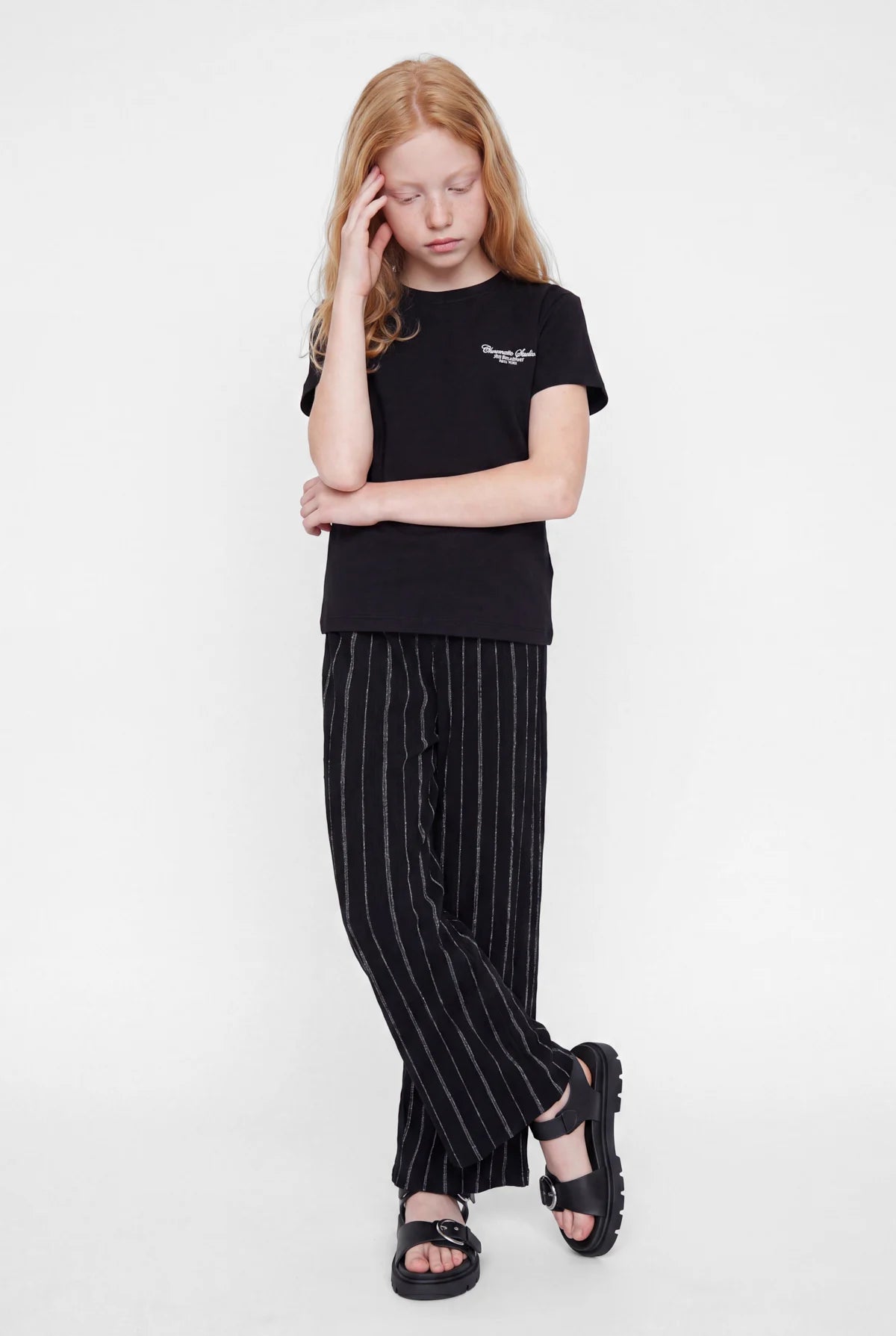 Girls' Printed Basic T-Shirt