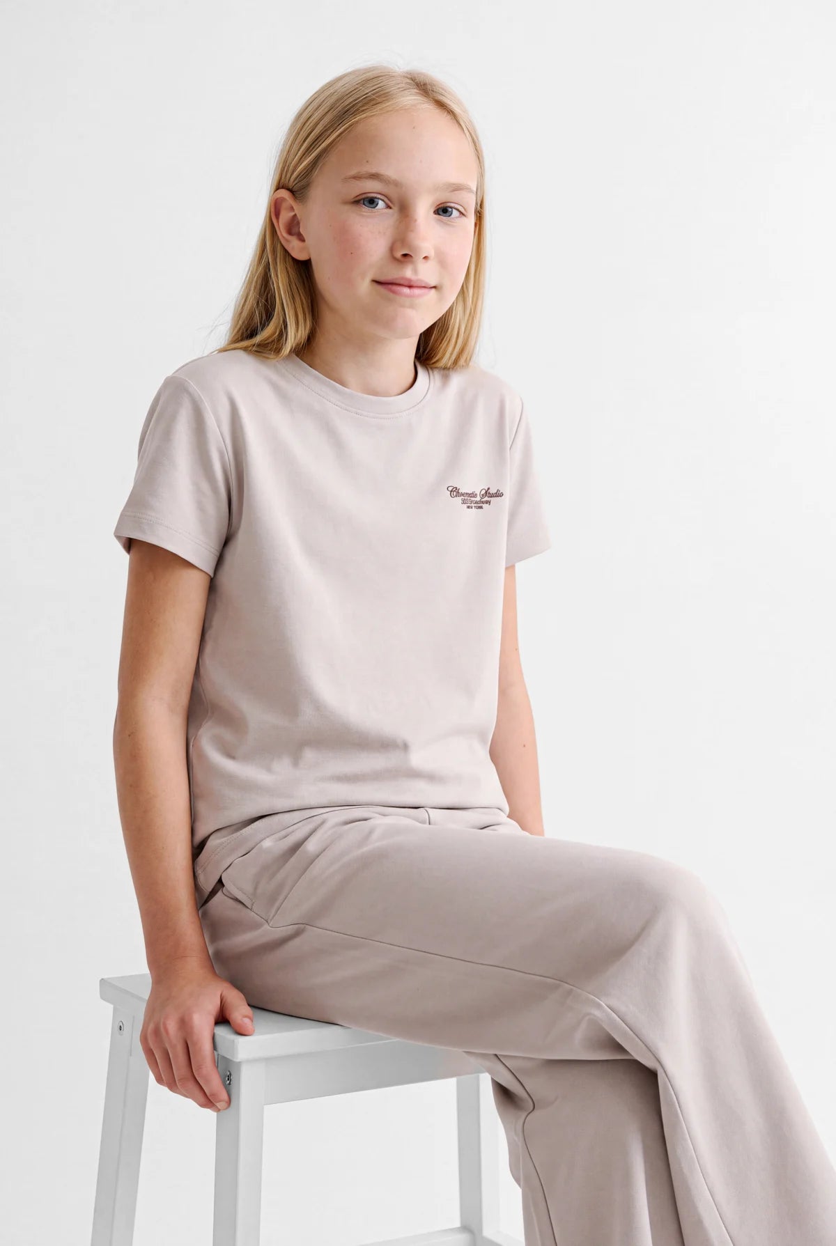Girls' Printed Basic T-Shirt