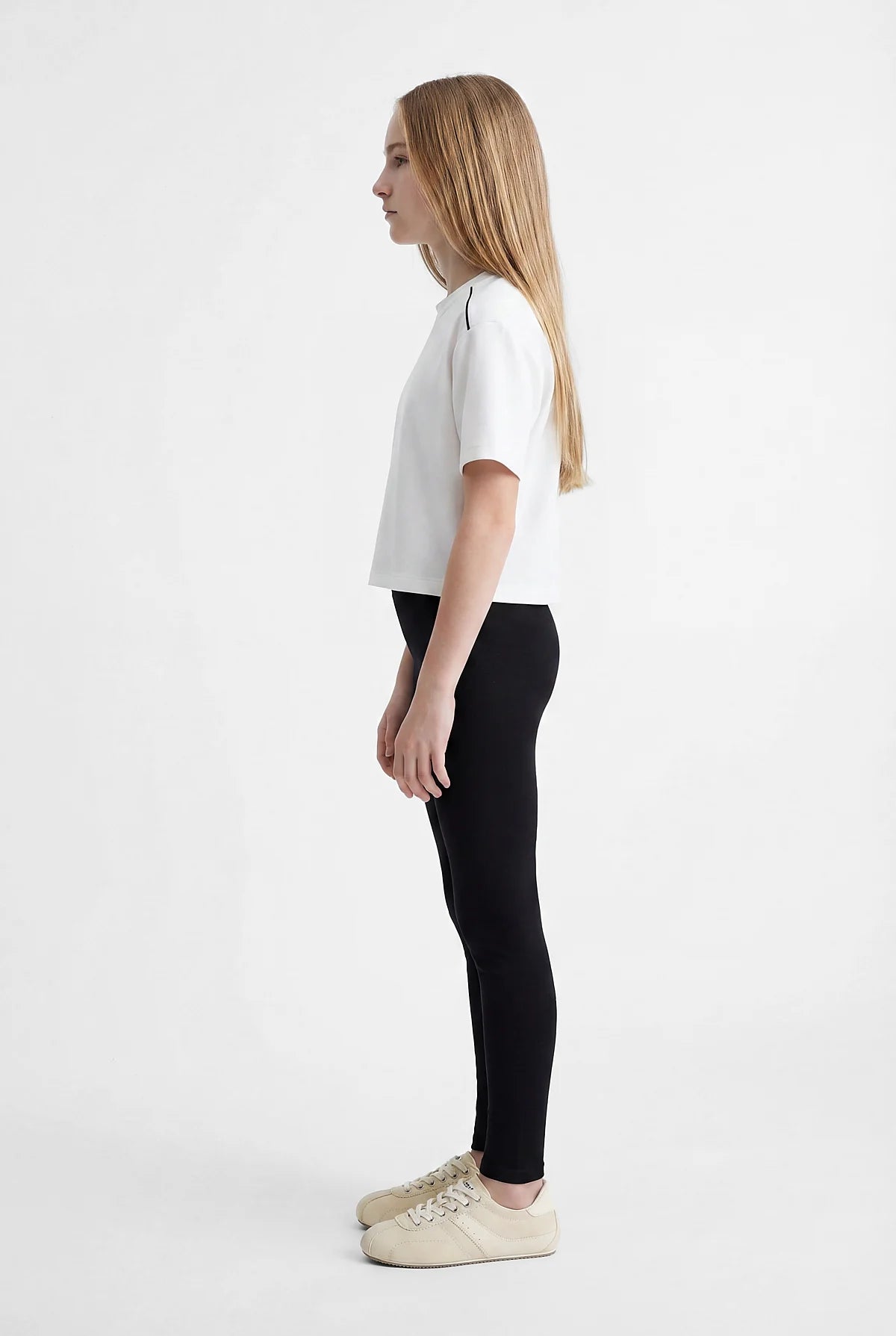 Girls' Striped Detail T-shirt