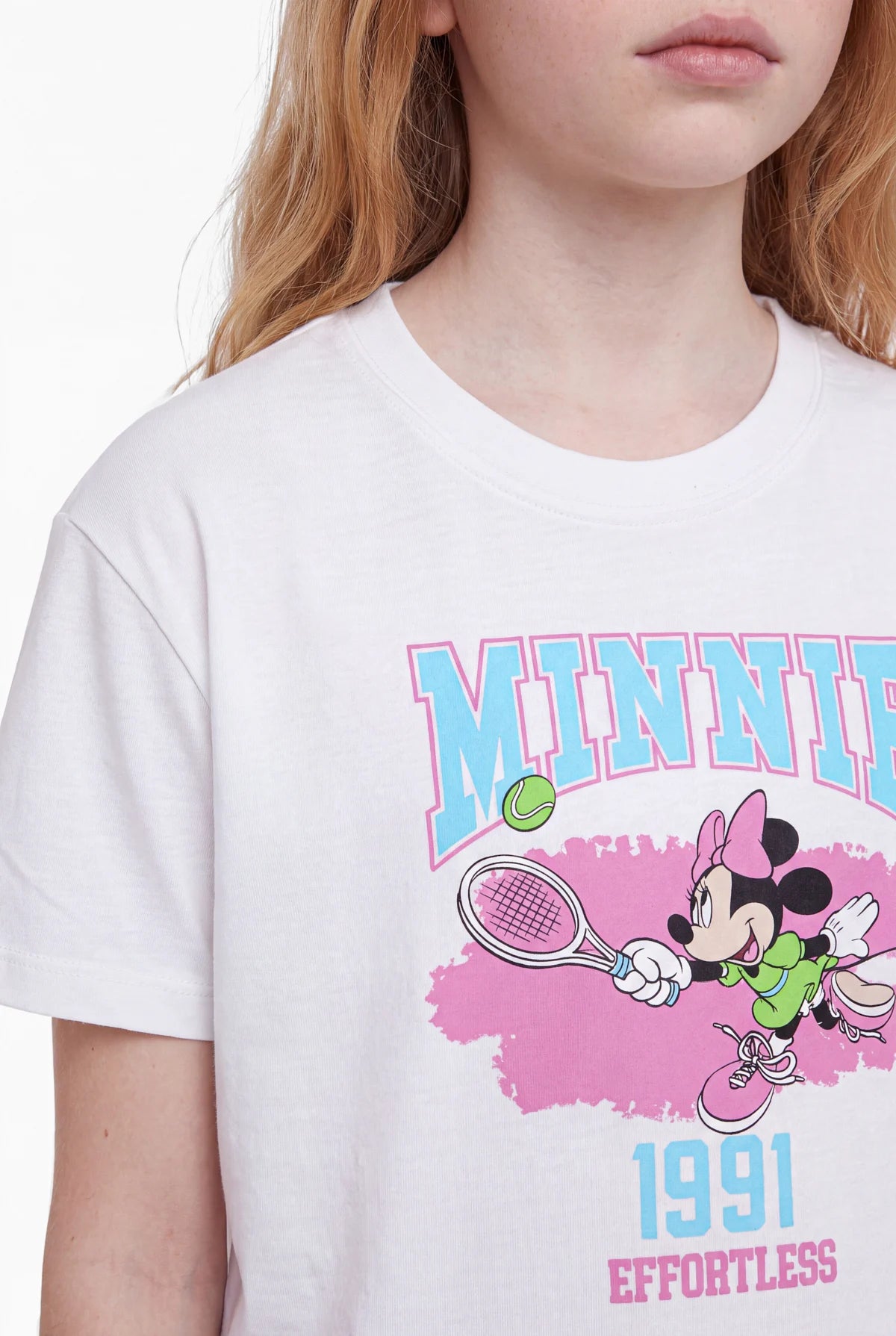 Girls' Crew Neck Printed T-Shirt