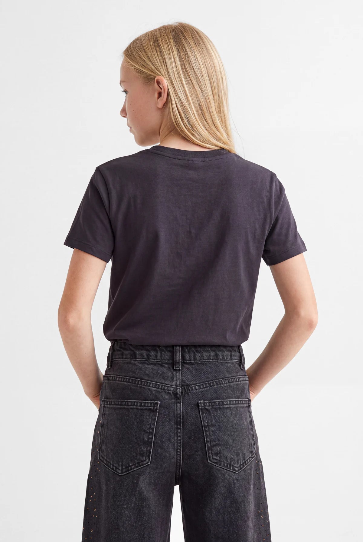 Girls' Crew Neck Printed T-Shirt