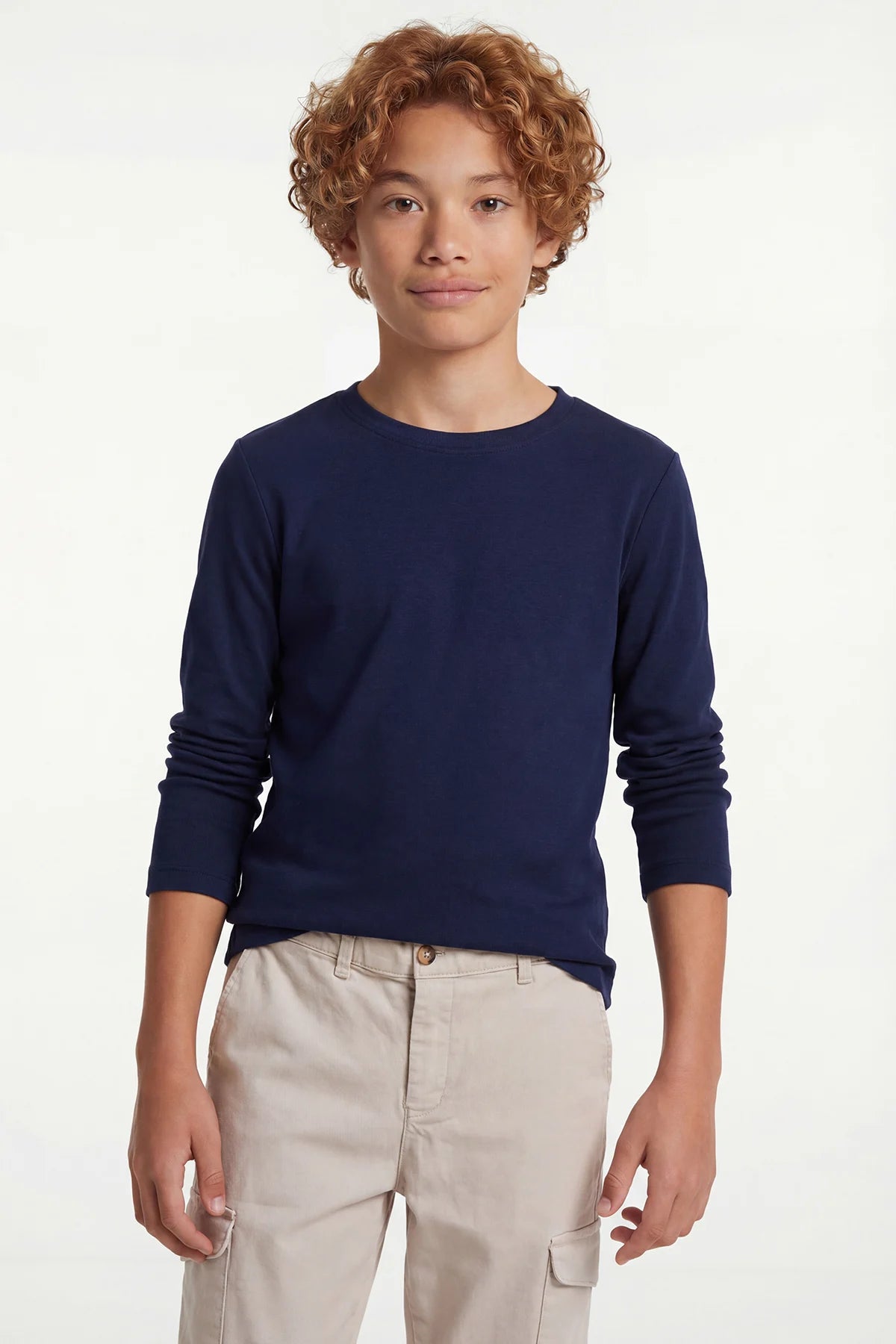 Boys' Basic Long-Sleeve T-shirt