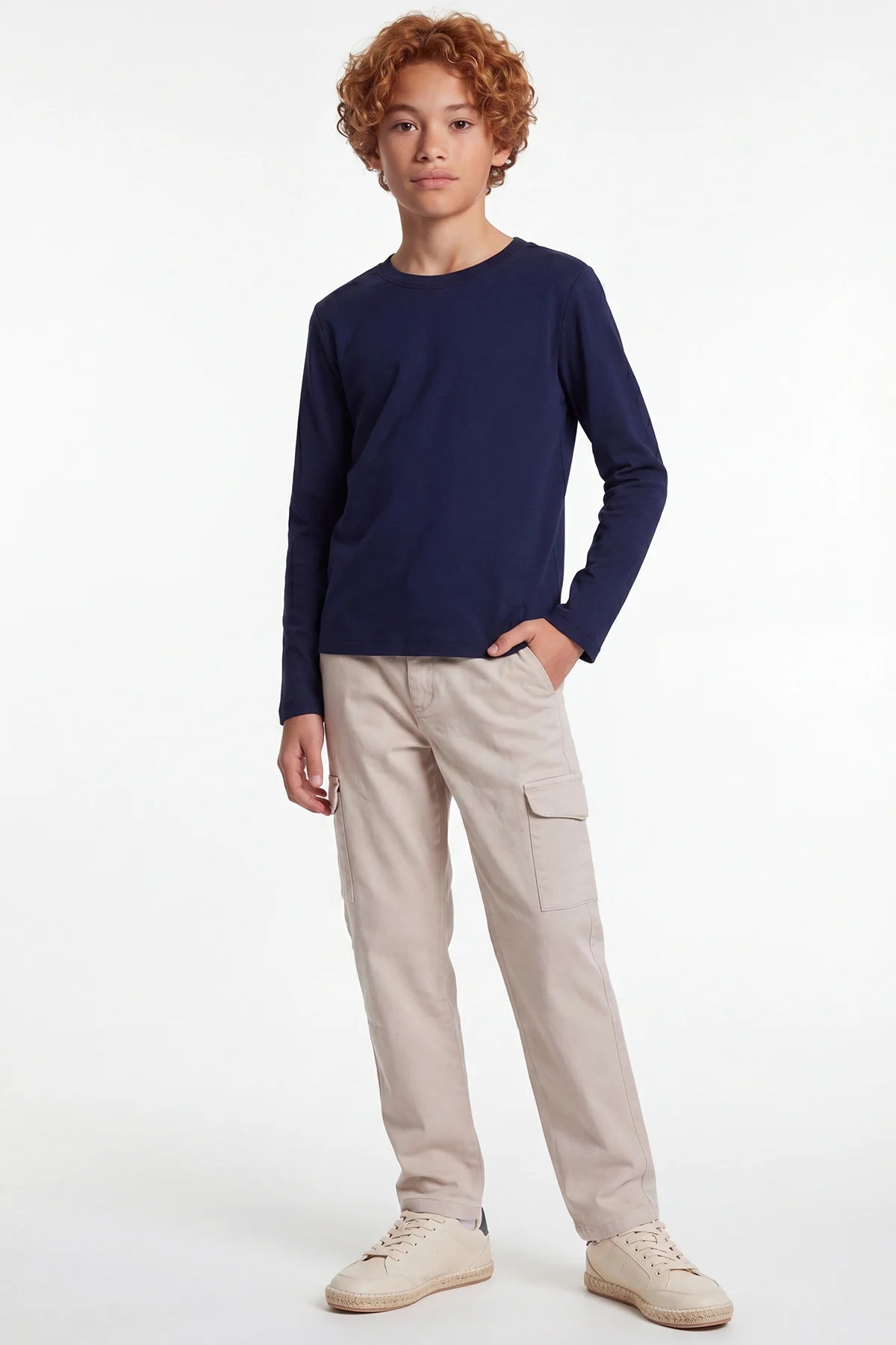 Boys' Basic Long-Sleeve T-shirt
