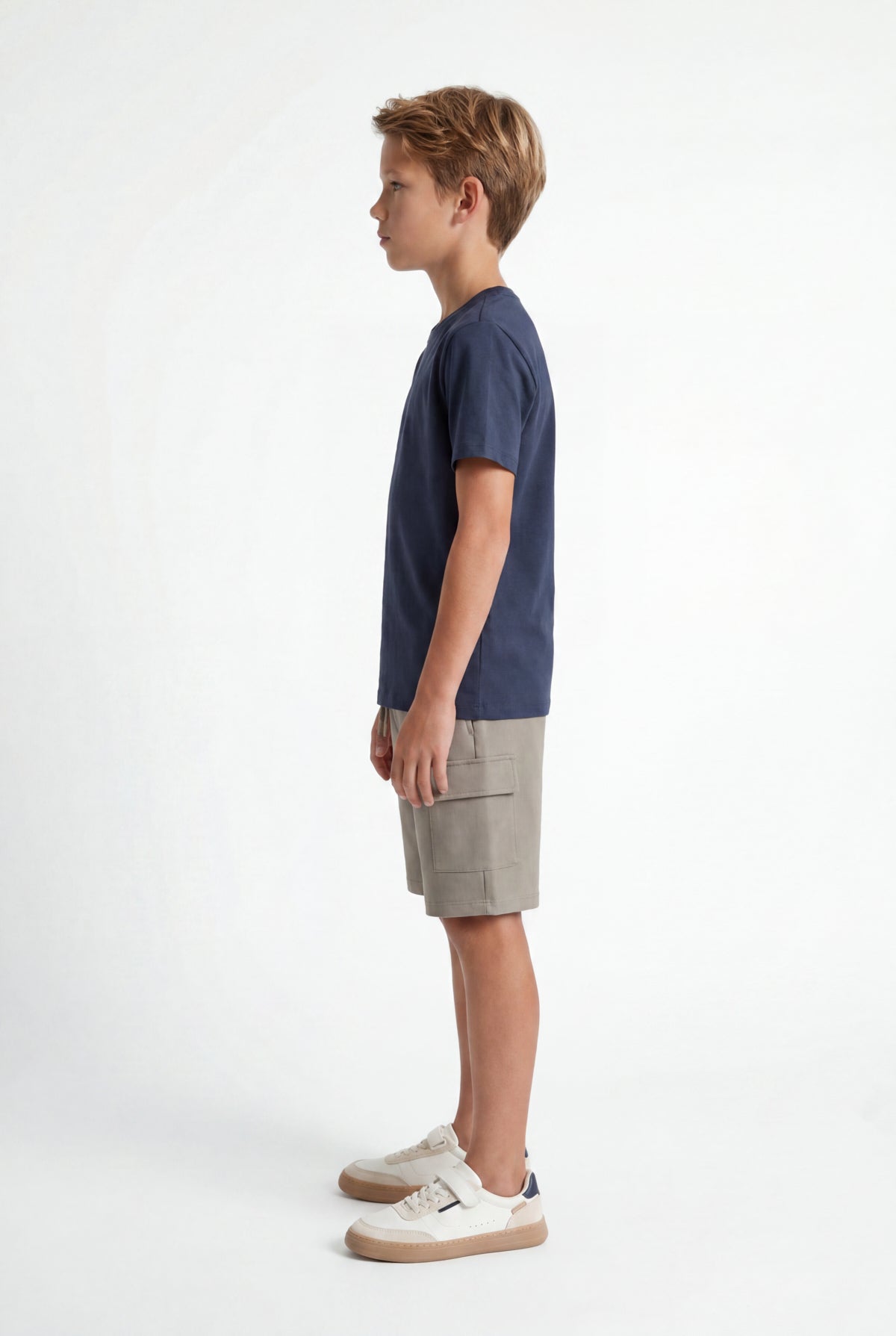 Boys' Crew Neck Basic T-shirt