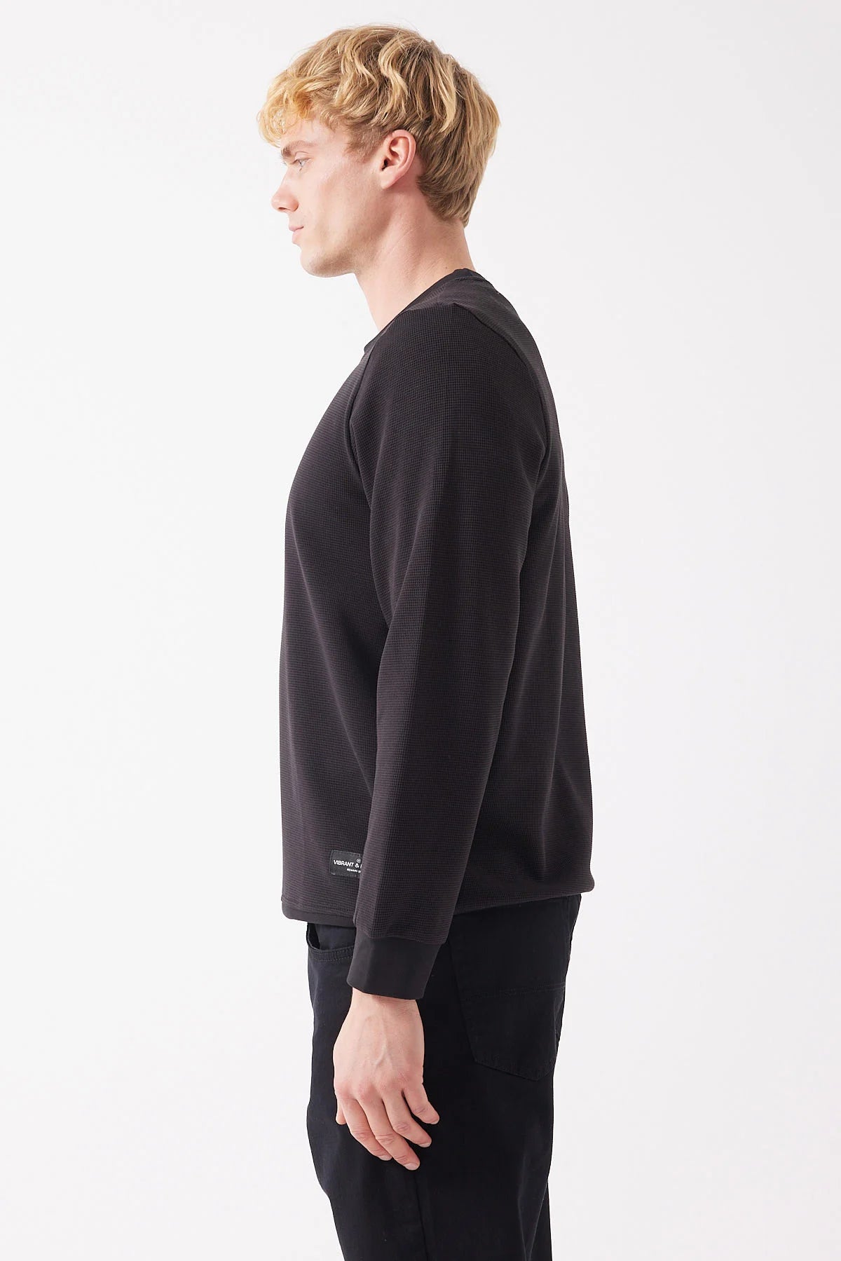 Men's Basic Ribbed Sweatshirt