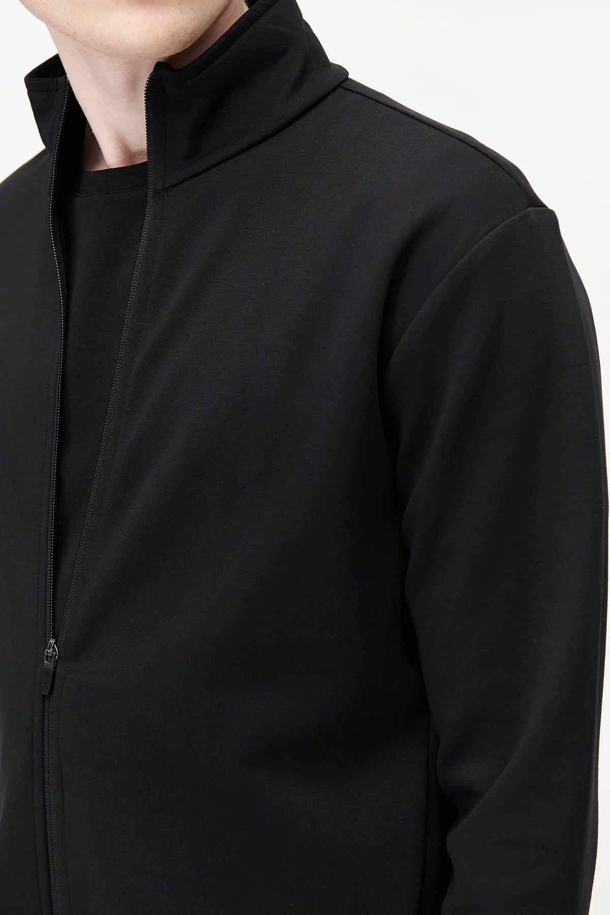 Men's Stand-Up Collar Zip-Up Sweatshirt