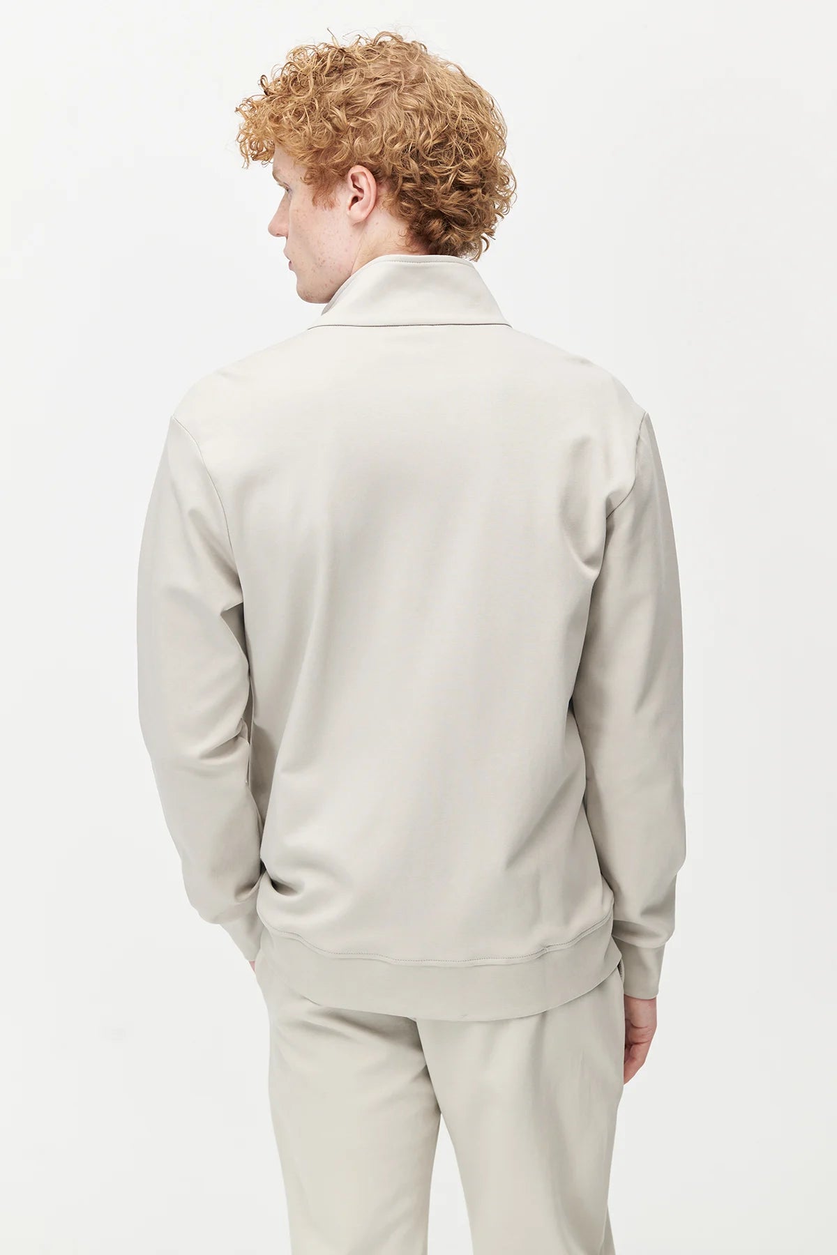 Men's Stand-Up Collar Zip-Up Sweatshirt