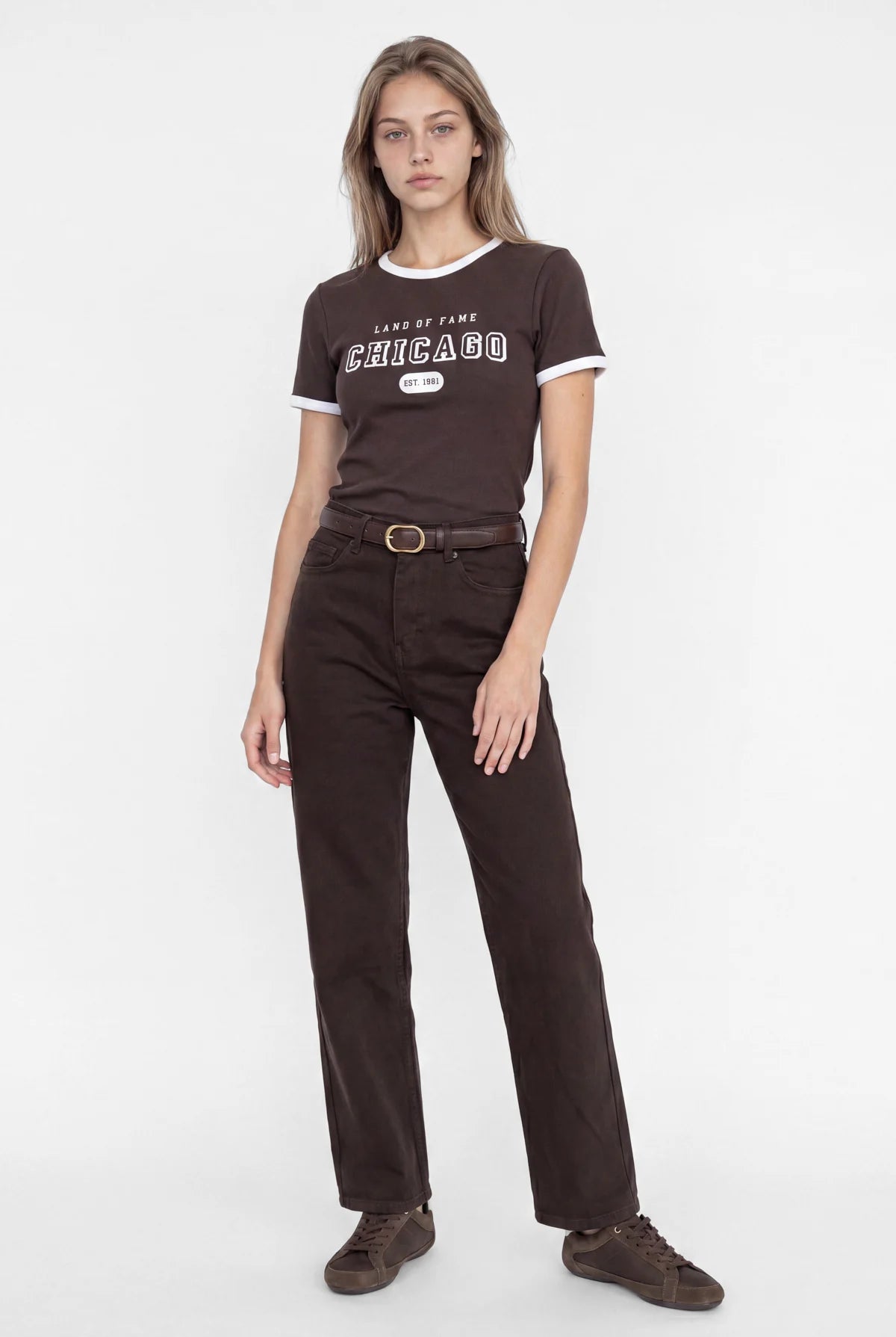 Women's High Waist Wide Leg Black Jeans