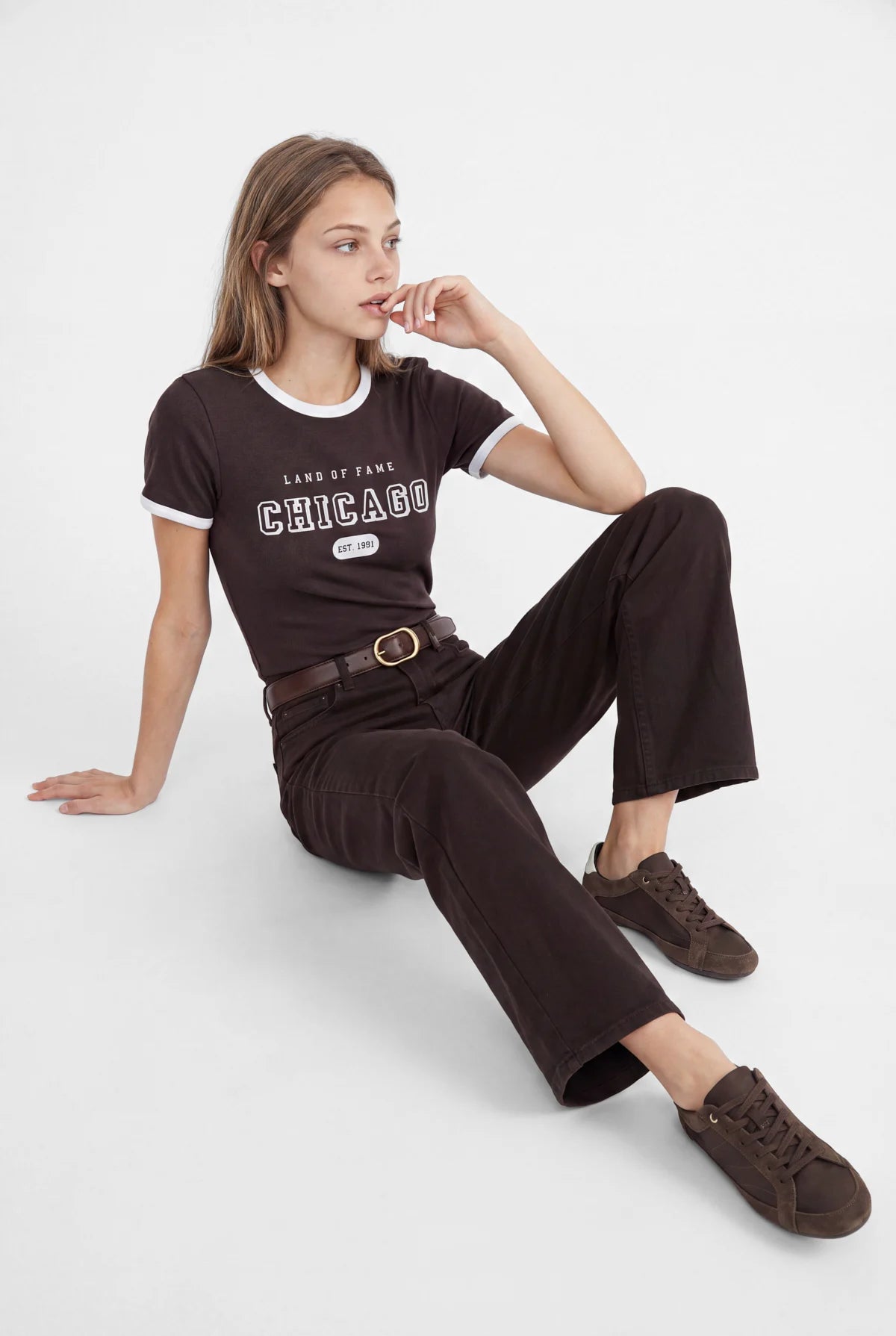 Women's High Waist Wide Leg Black Jeans