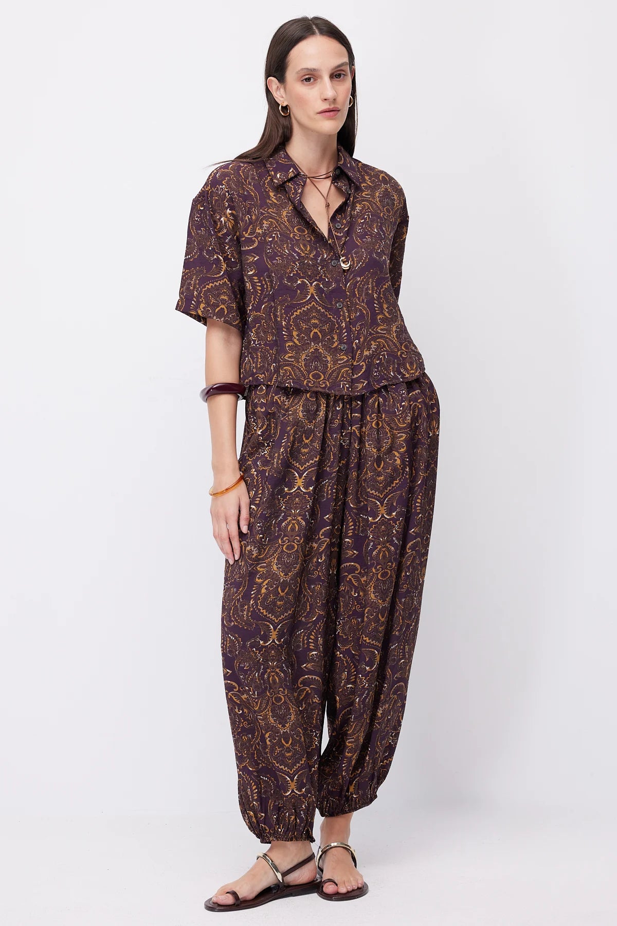 Women's Patterned Harem Pants