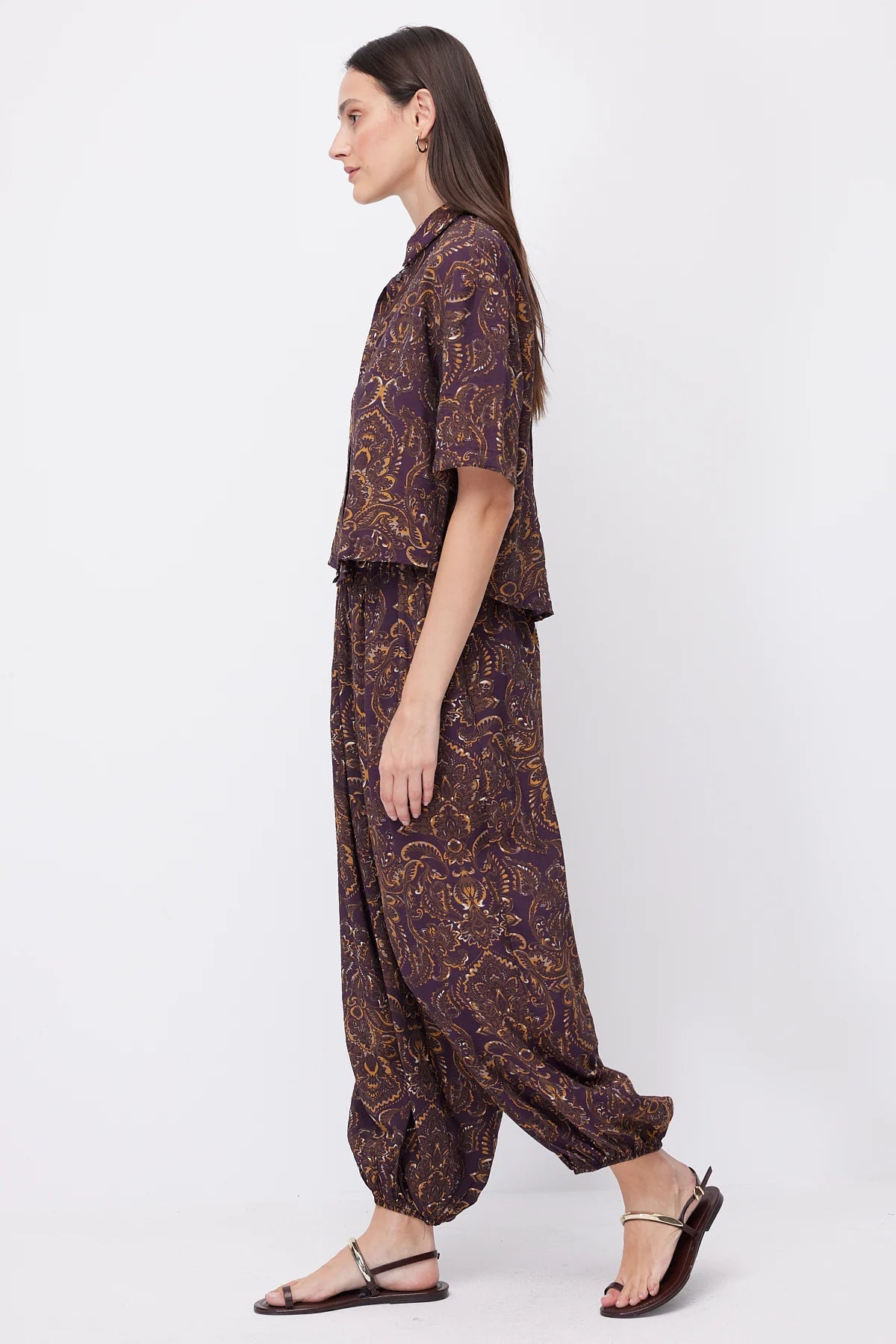 Women's Patterned Harem Pants