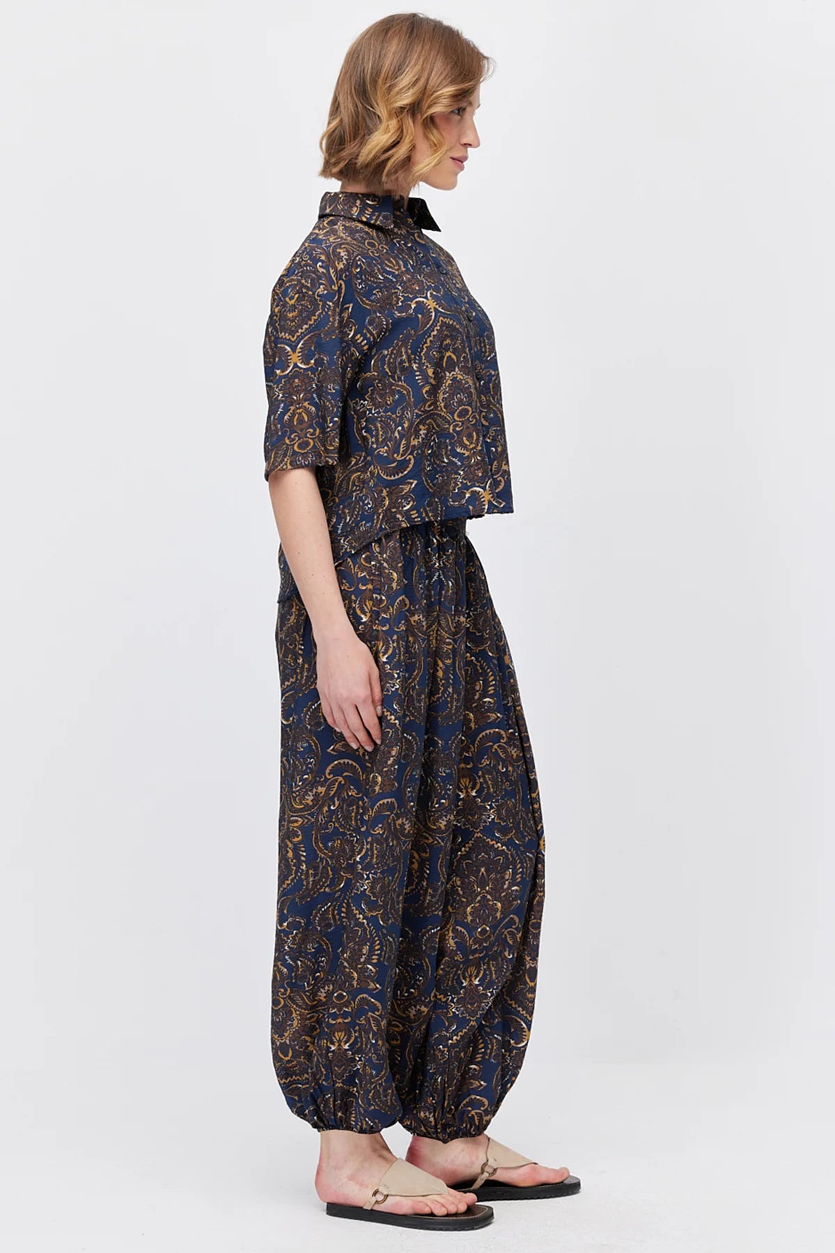 Women's Patterned Harem Pants