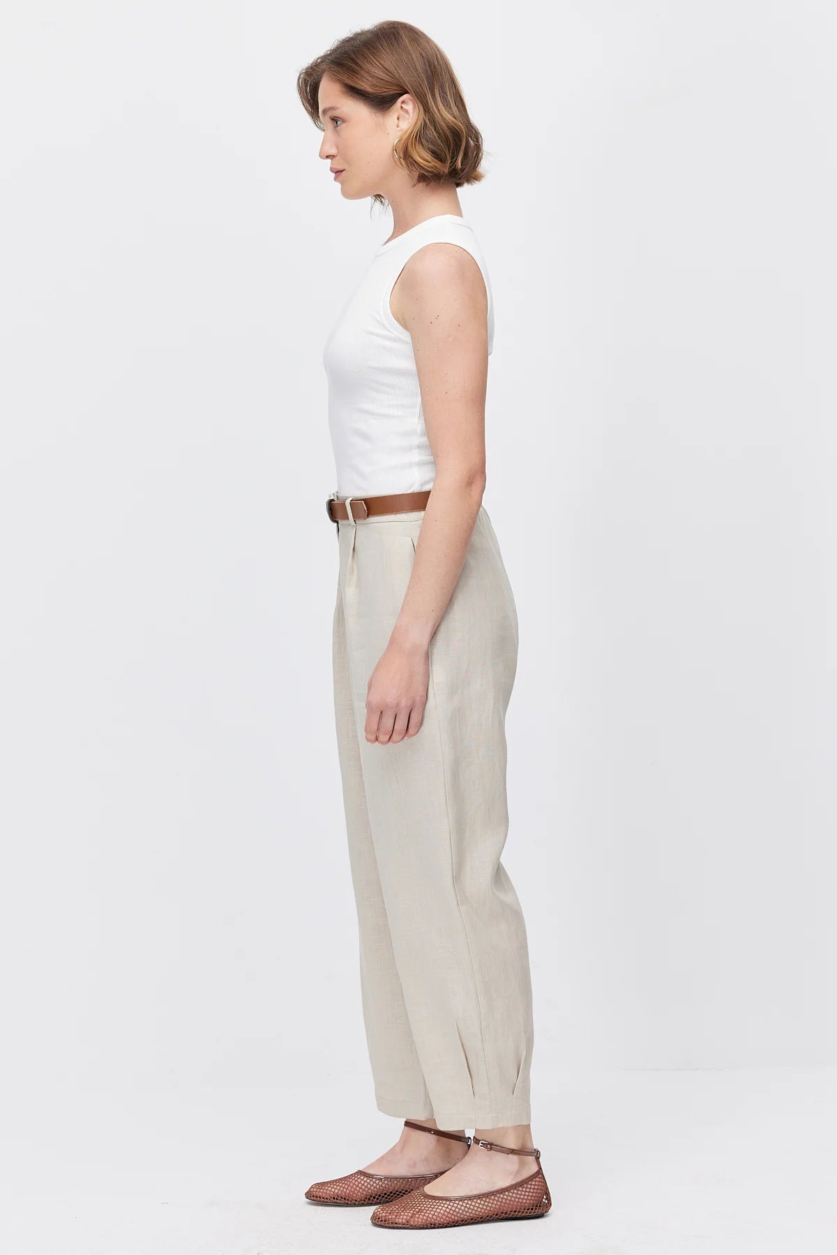 Women's Pleated Trousers