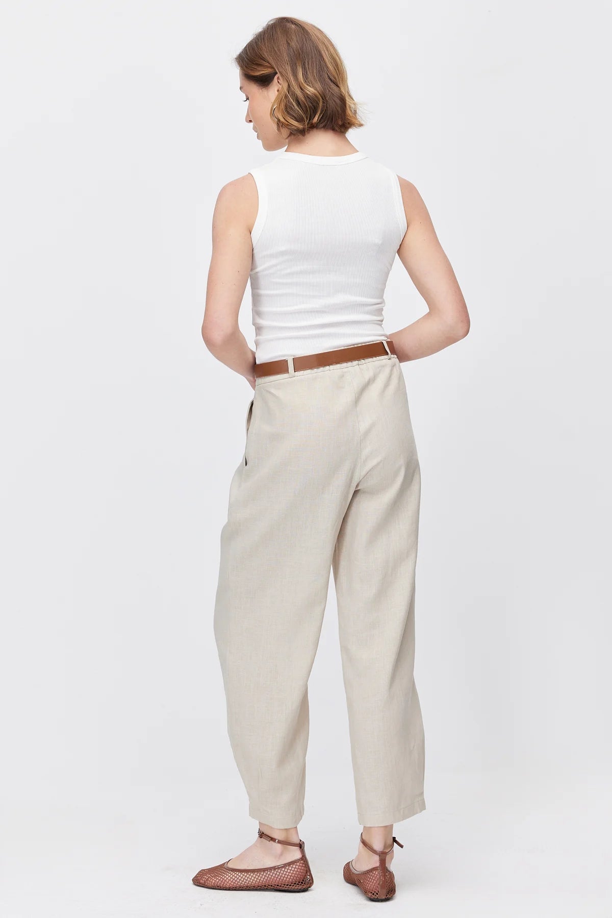 Women's Pleated Trousers