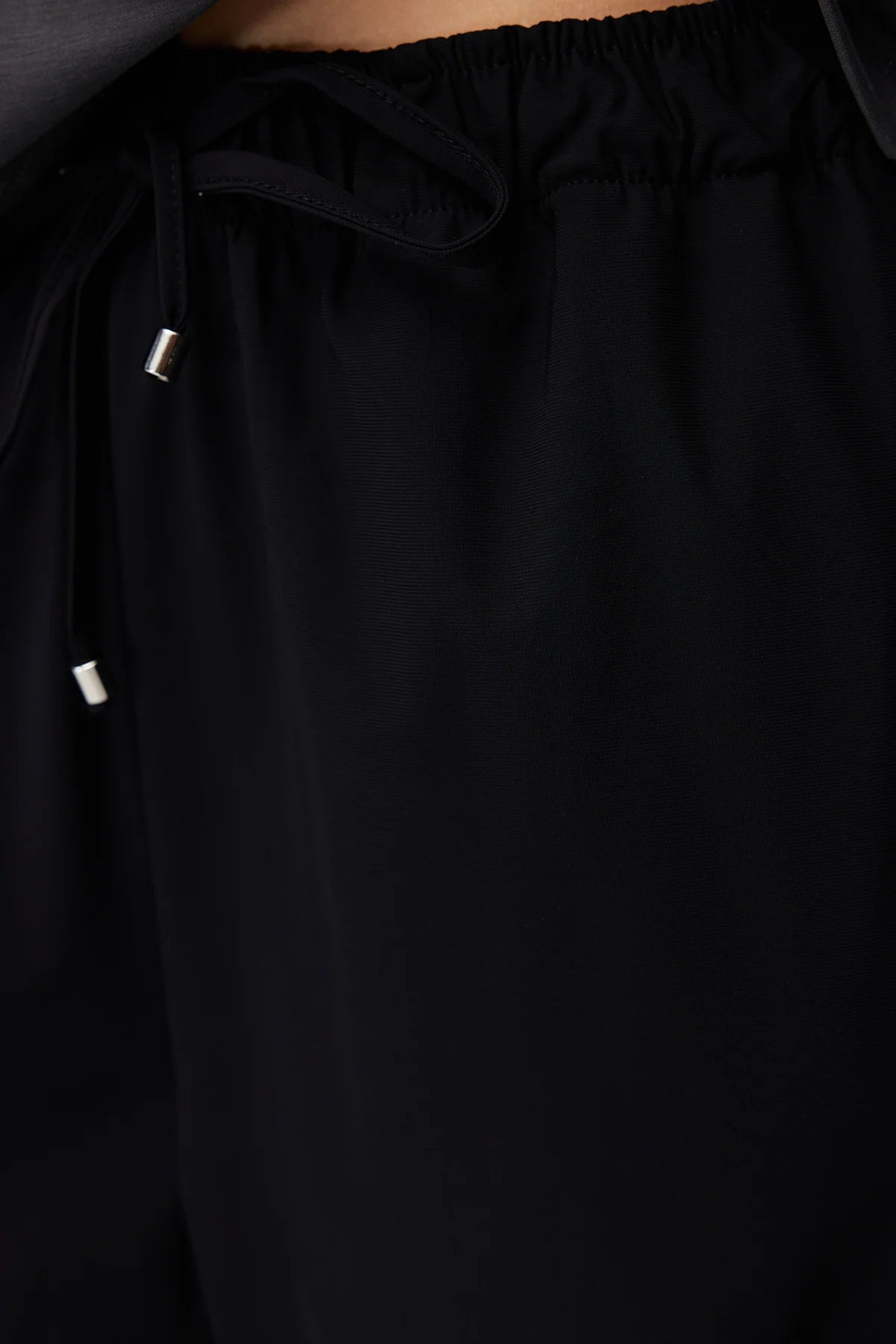 Women's Wide Leg Trousers with Elastic Waist and Drawstring