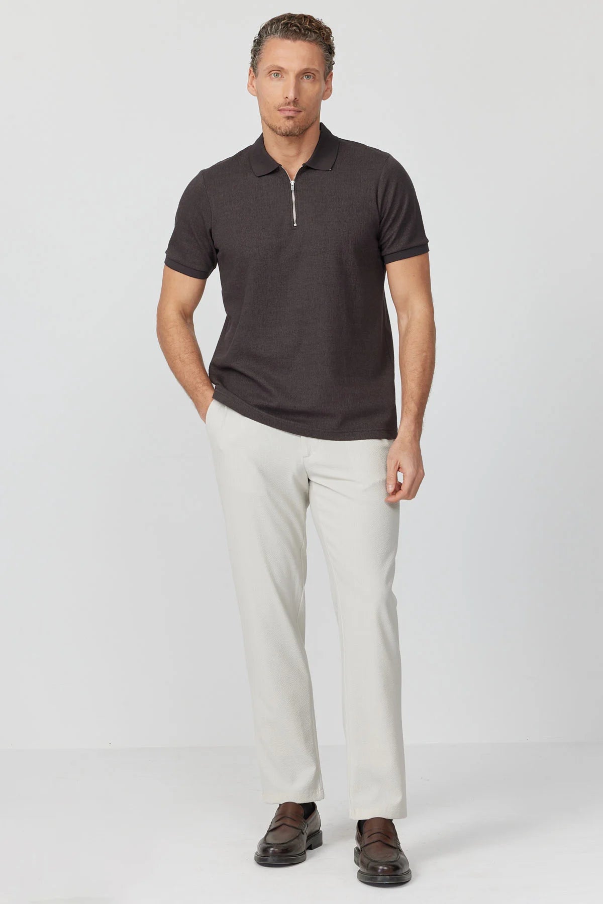 Men's Jogger Pants with Elastic Waistband