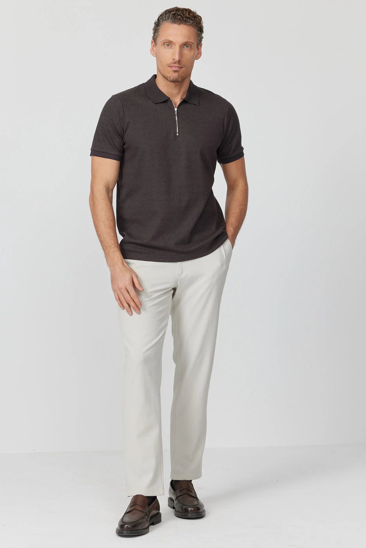 Men's Jogger Pants with Elastic Waistband