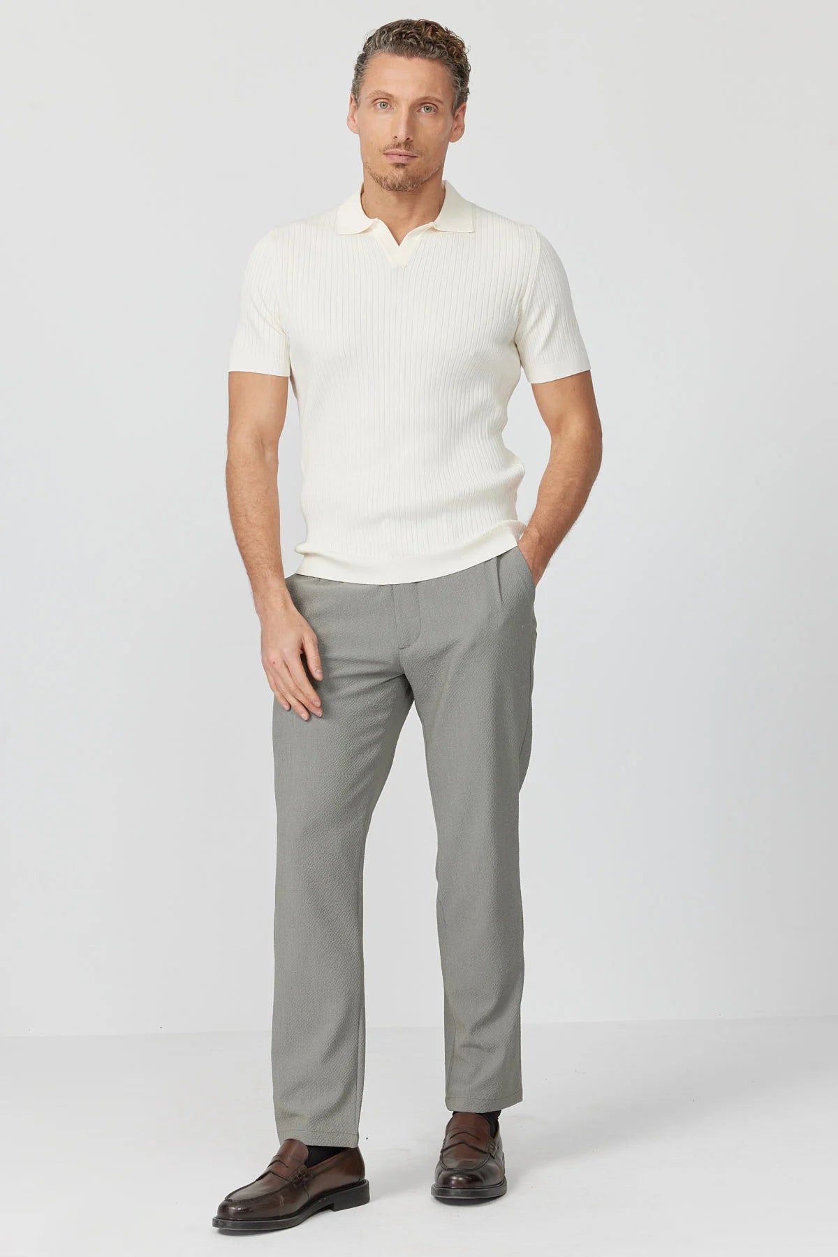 Men's Jogger Pants with Elastic Waistband
