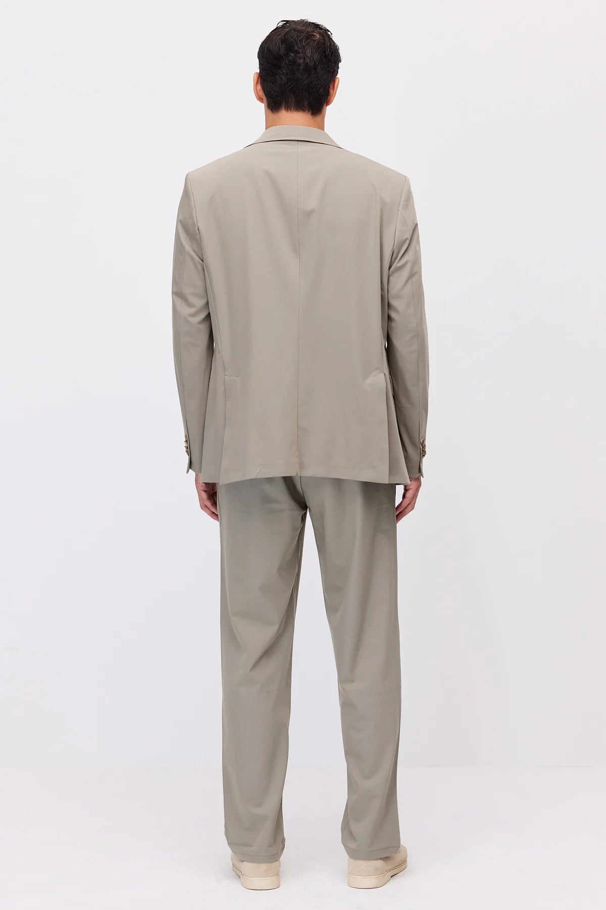 Men's Jogger Pants with Elastic Waistband and Drawstring