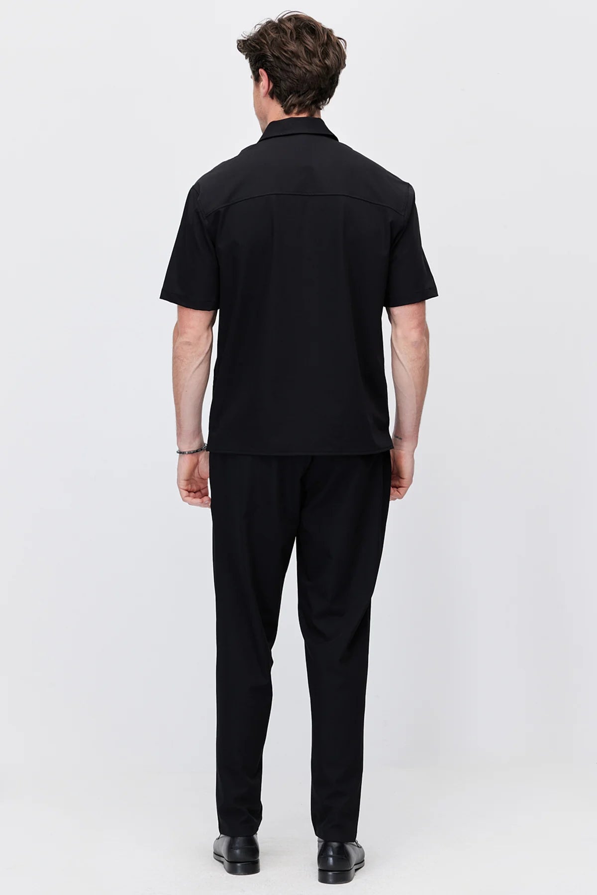Men's Jogger Pants with Elastic Waistband and Drawstring