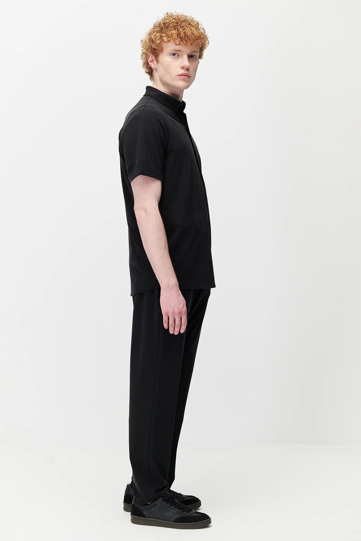 Men's Soft Textured Trousers