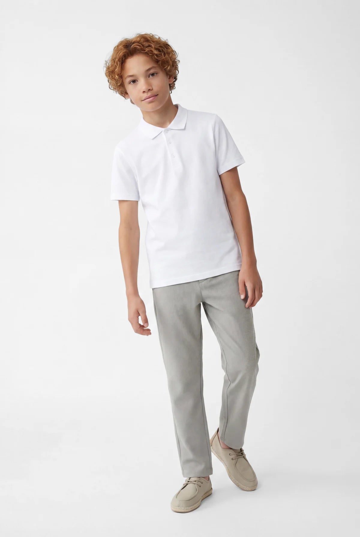Boys' Textured Jogger Pants with Elastic Waistband
