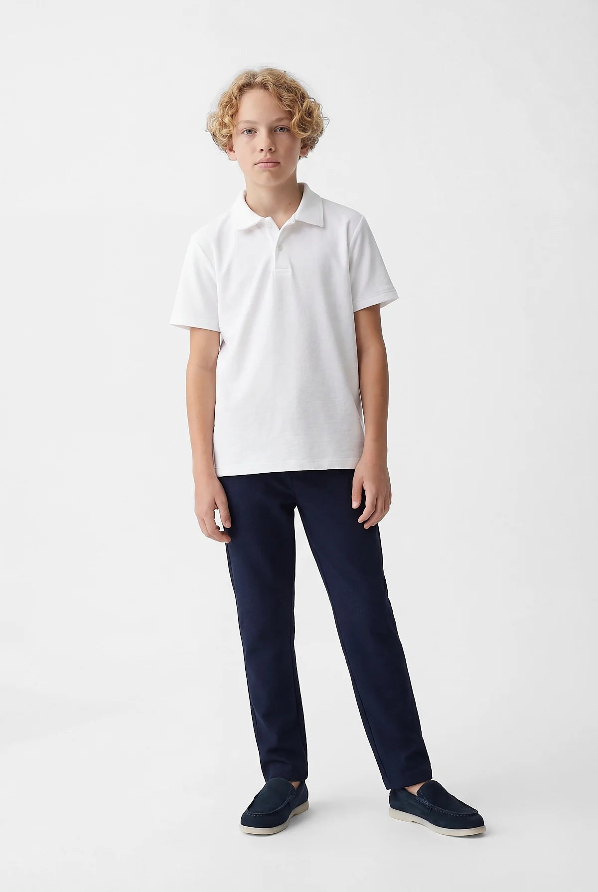 Boys' Textured Jogger Pants with Elastic Waistband