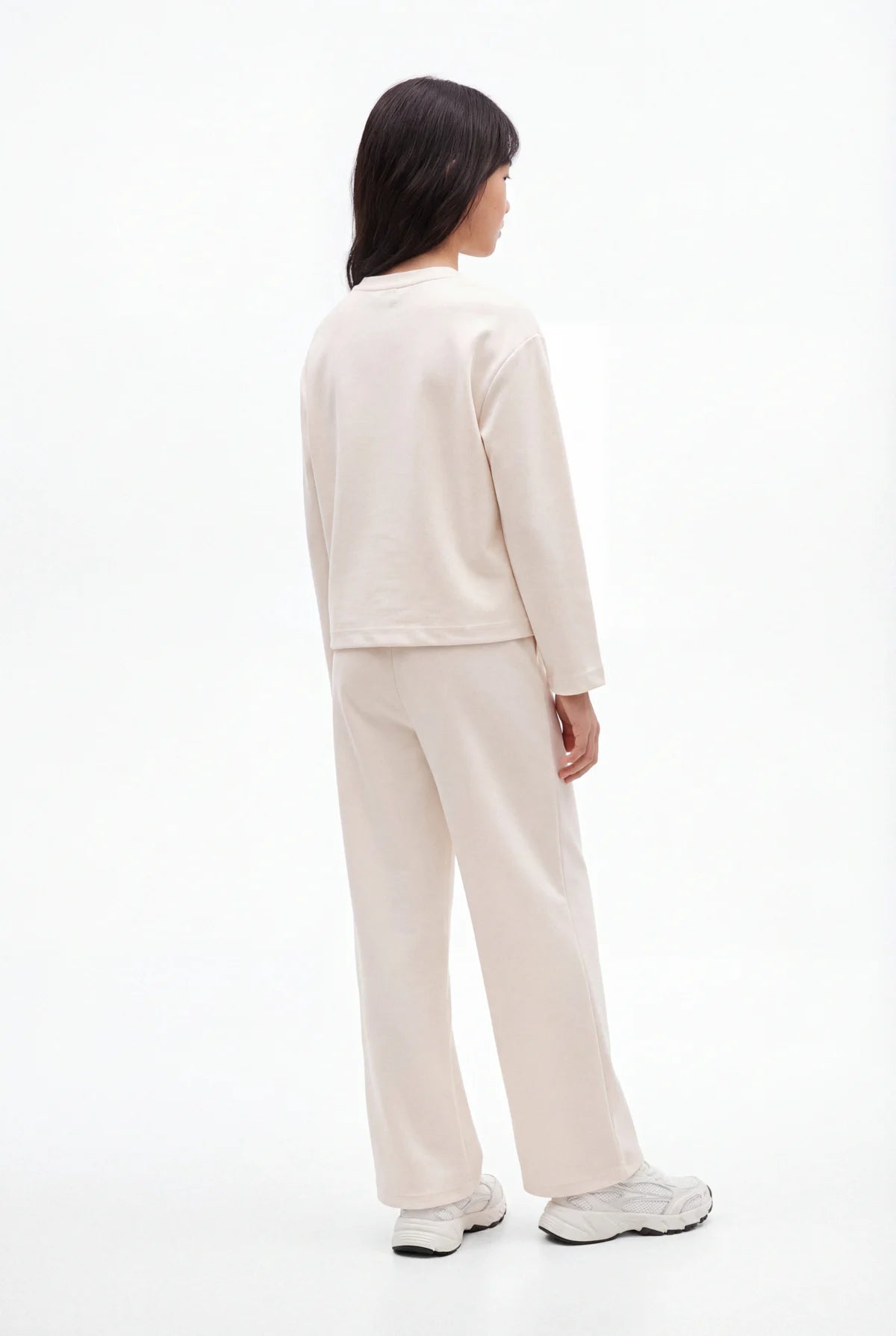 Girls' Trousers with Side Stripes