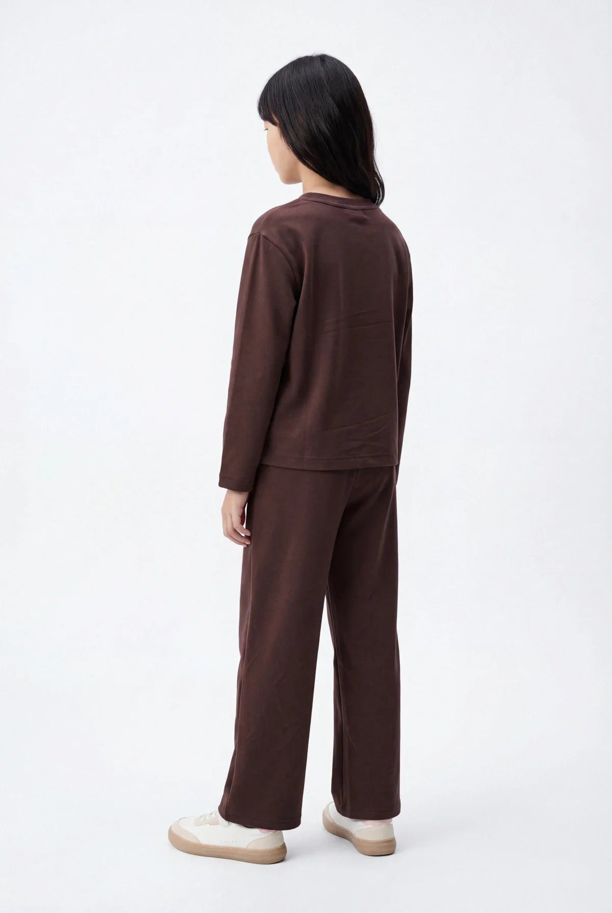 Girls' Trousers with Side Stripes