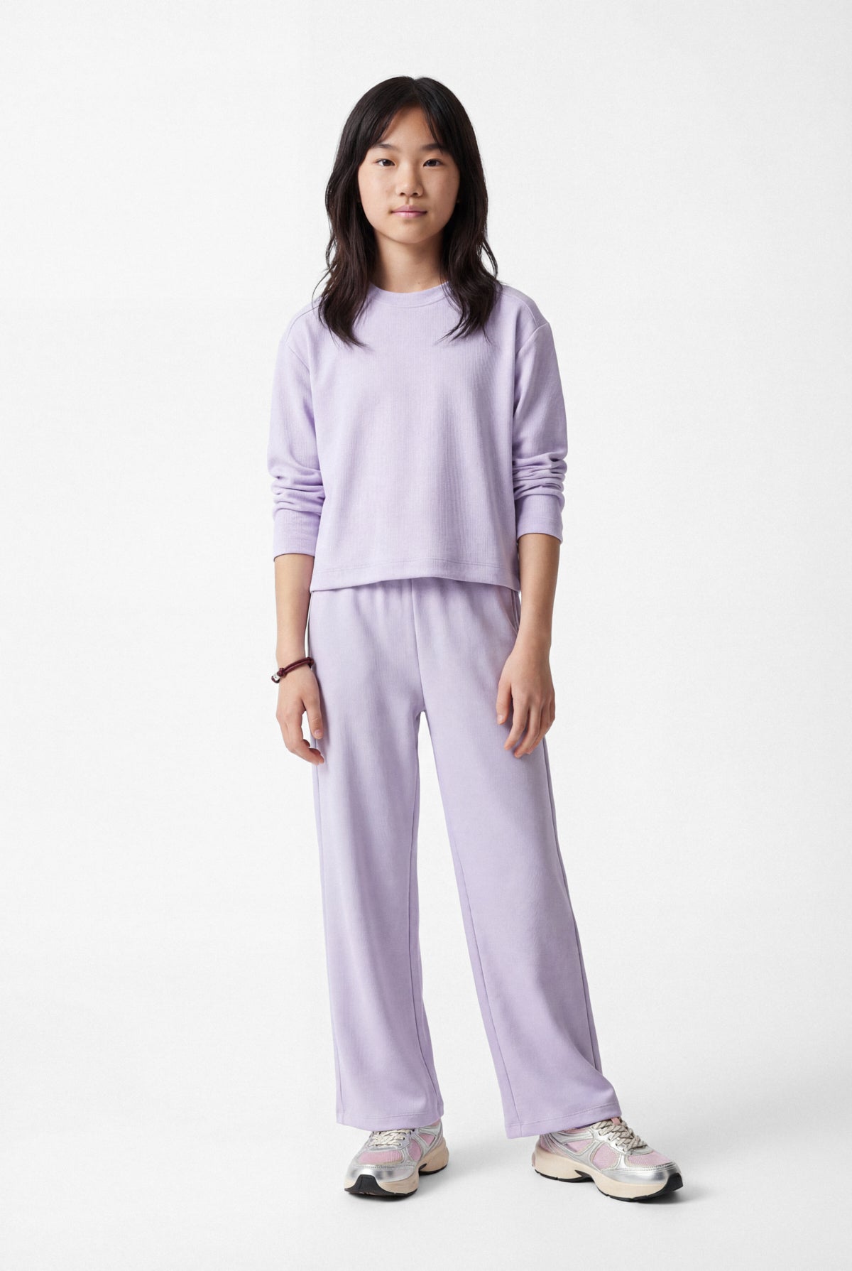 Girls' Pants with Elastic Waistband