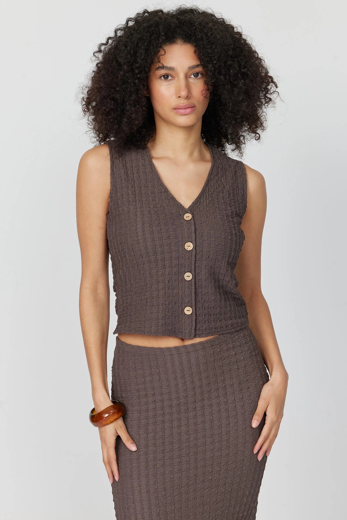 Women's Textured Vest