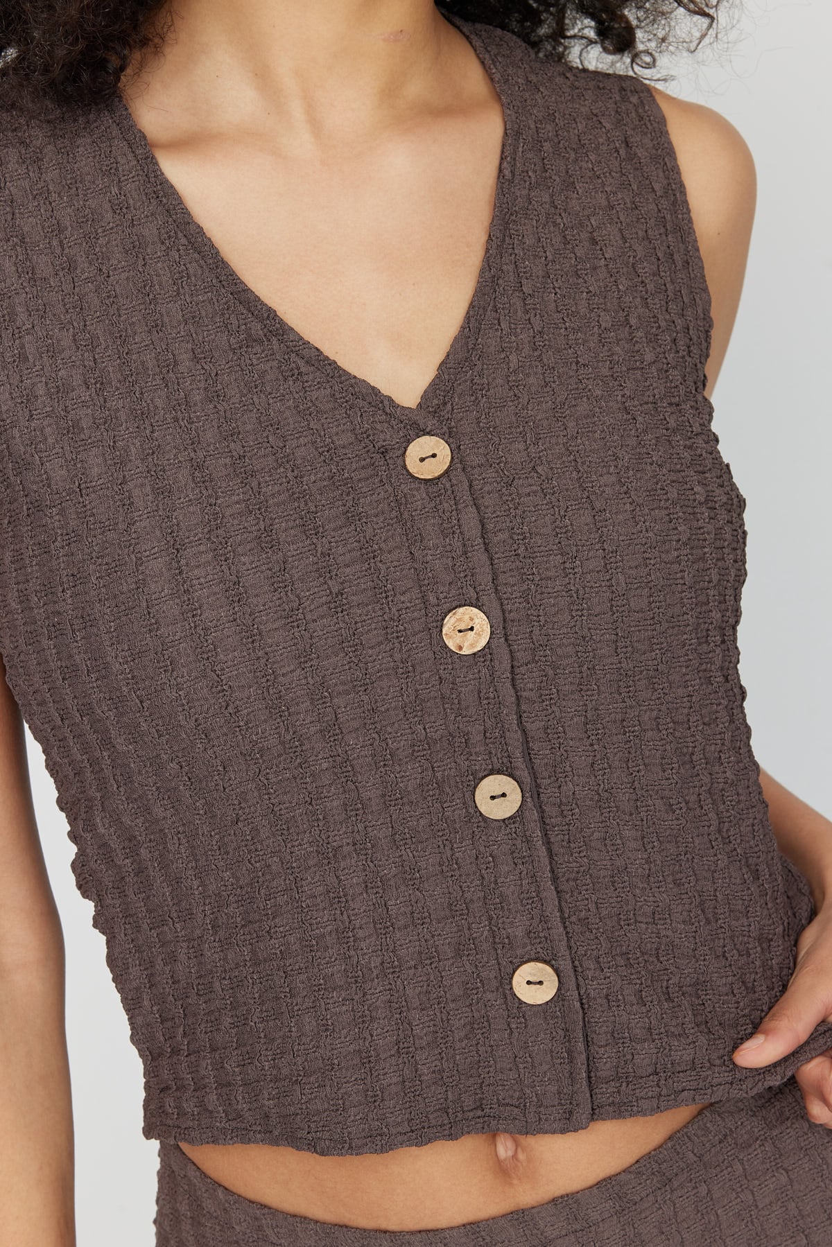 Women's Textured Vest