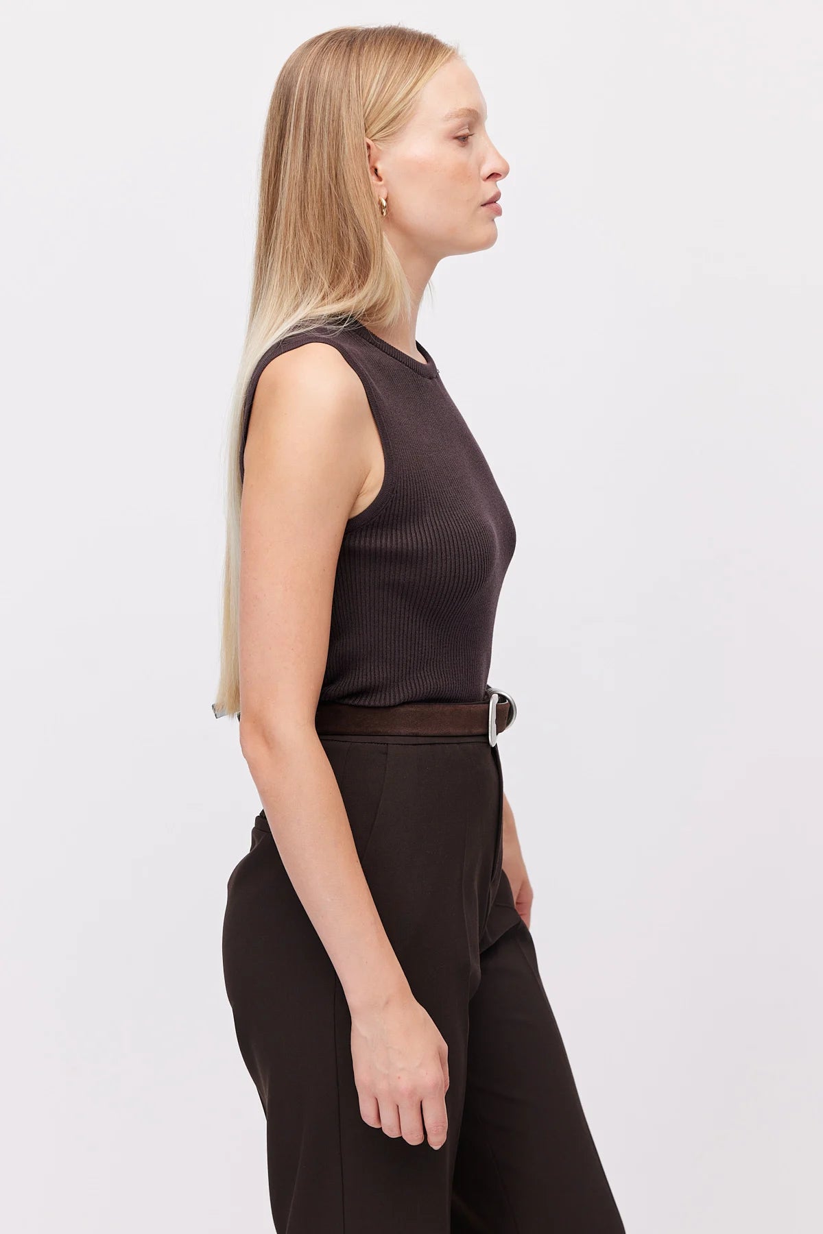 Women's Crew Neck Ribbed Bodysuit