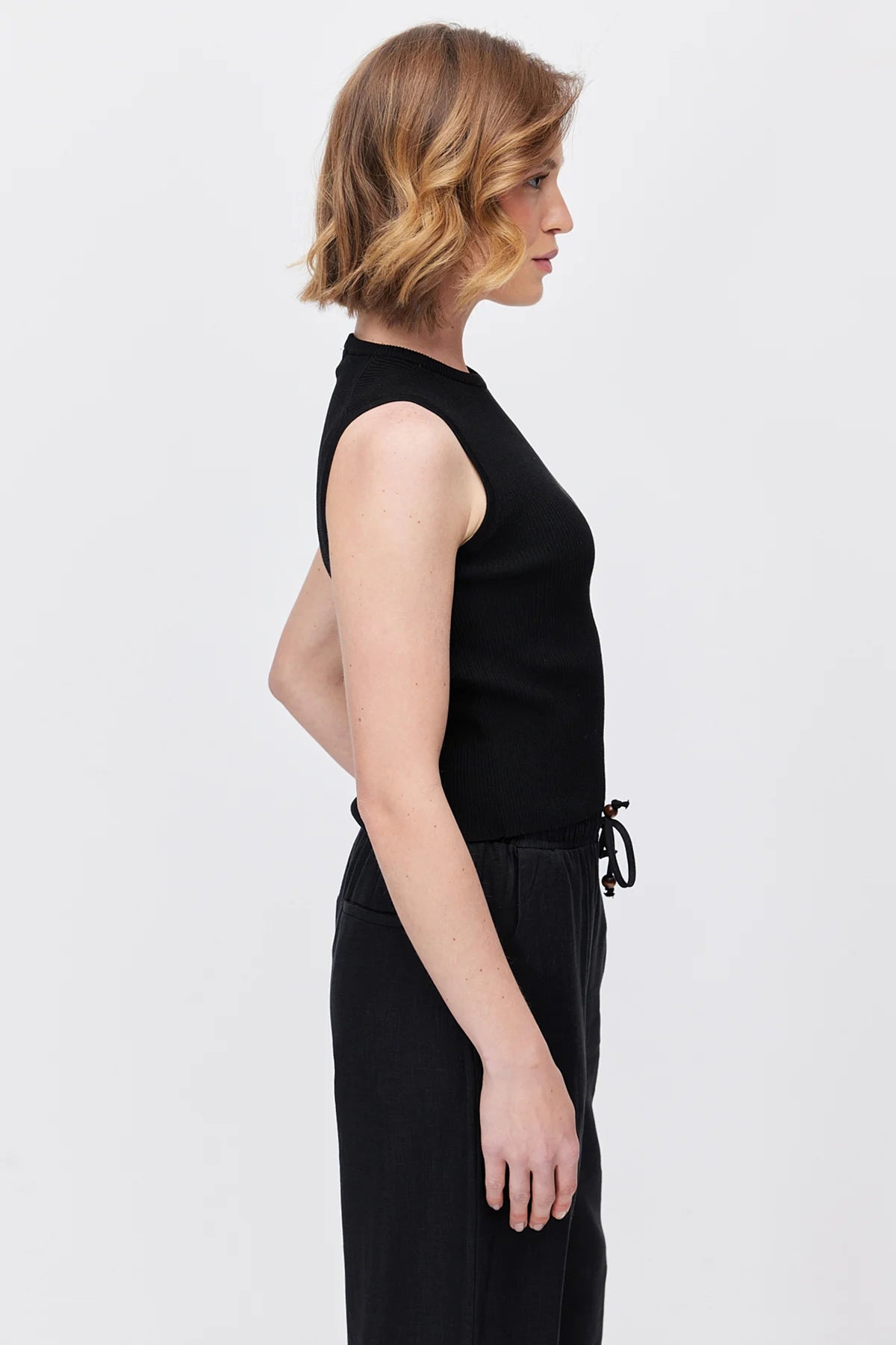 Women's Crew Neck Ribbed Bodysuit