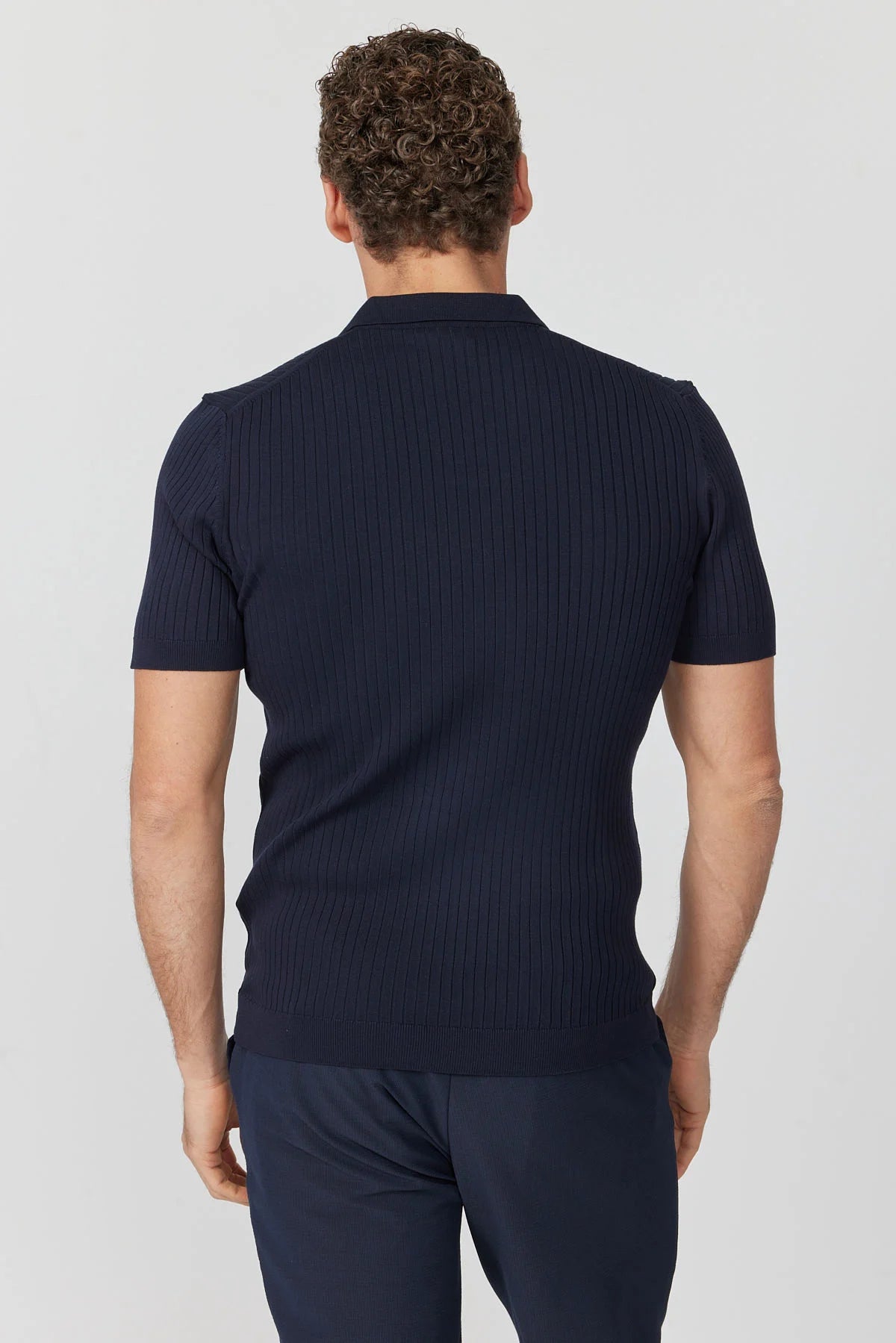 Men's Ribbed Knit T-shirt