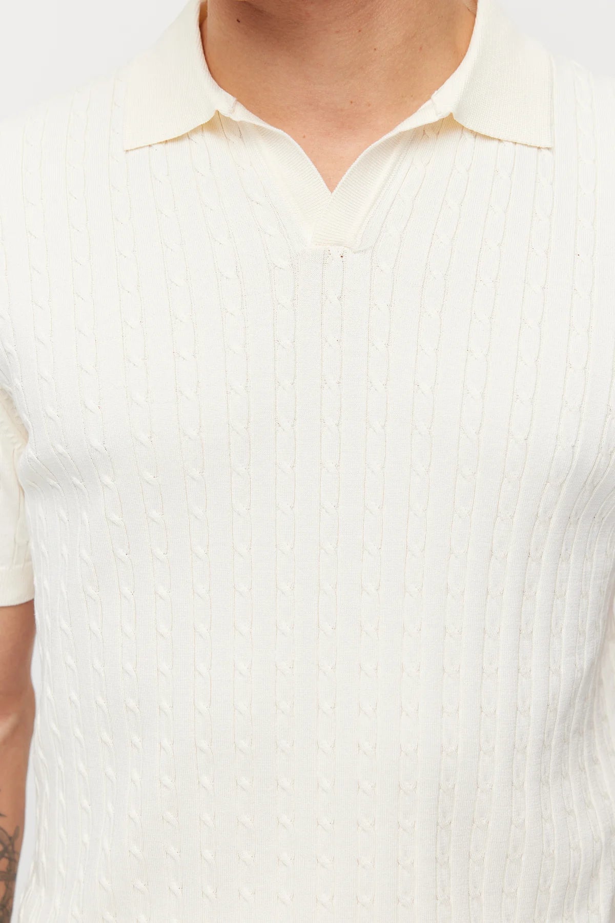 Men's Textured Knit T-shirt