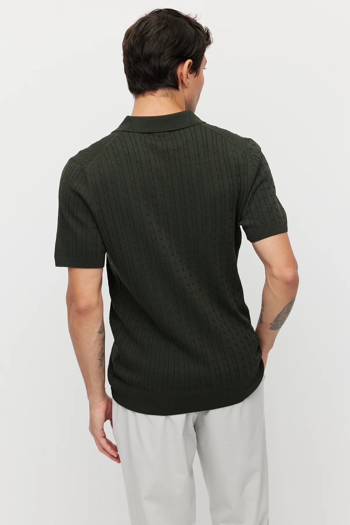 Men's Textured Knit T-shirt