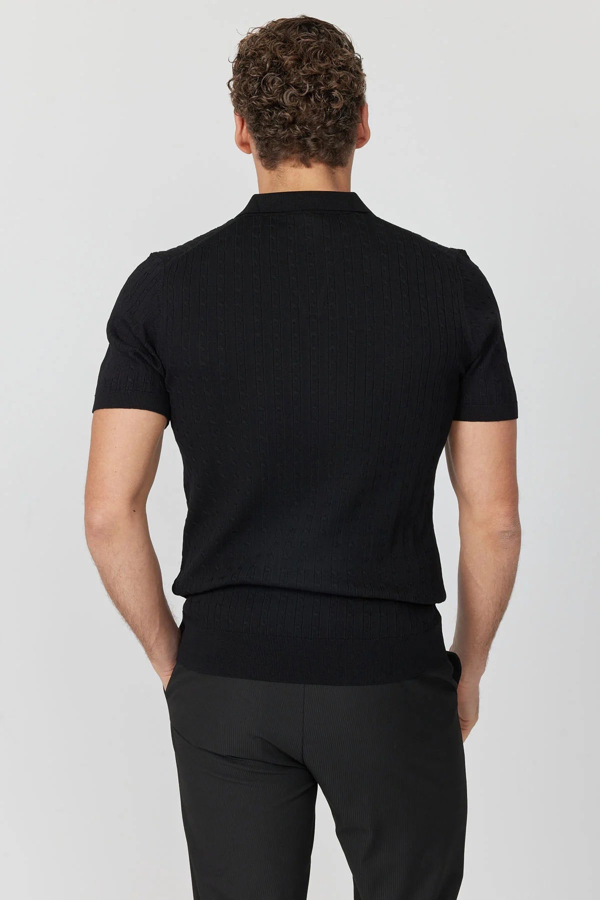 Men's Textured Knit T-shirt