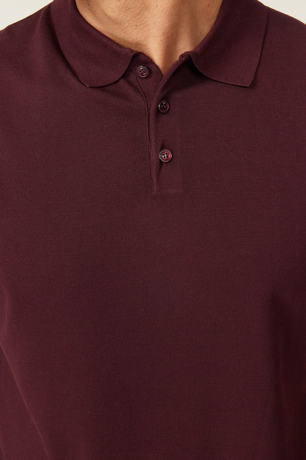Men's Knitted Polo T-shirt