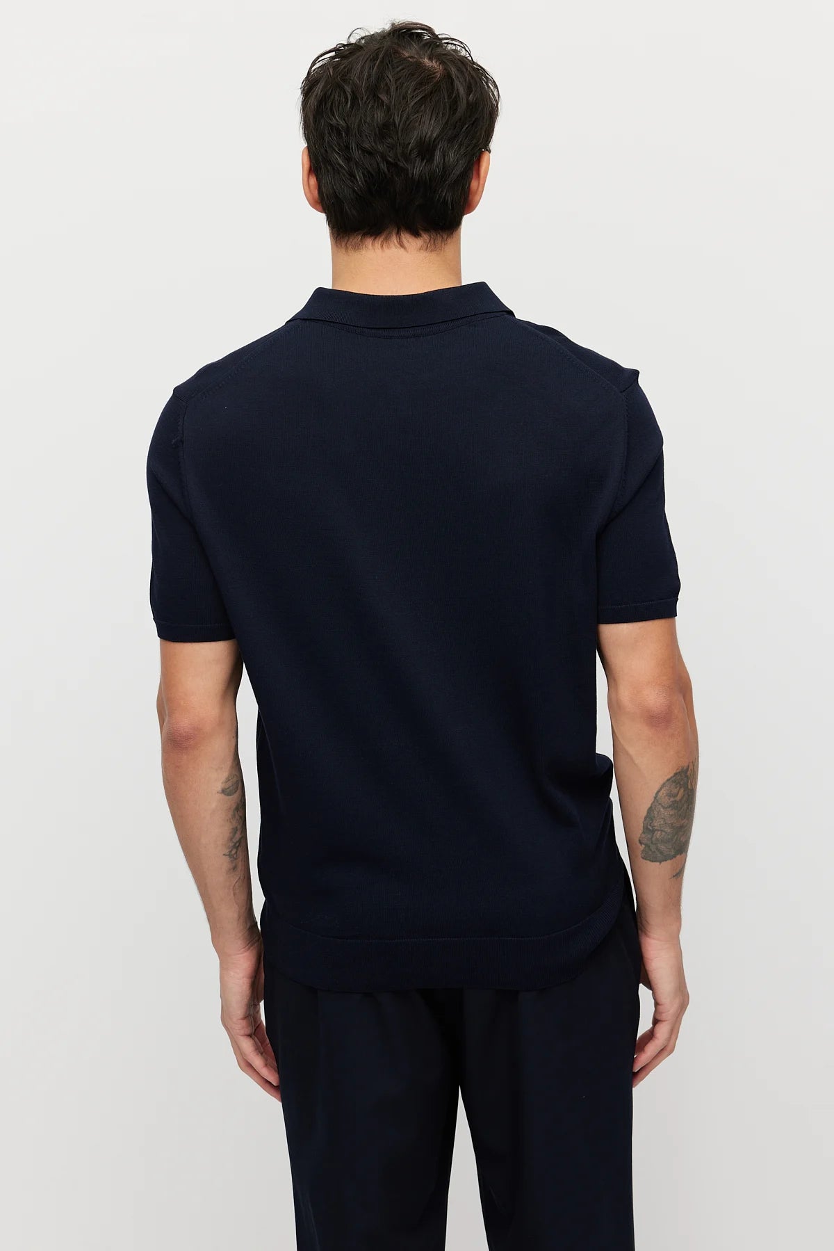 Men's Knitted Polo T-shirt