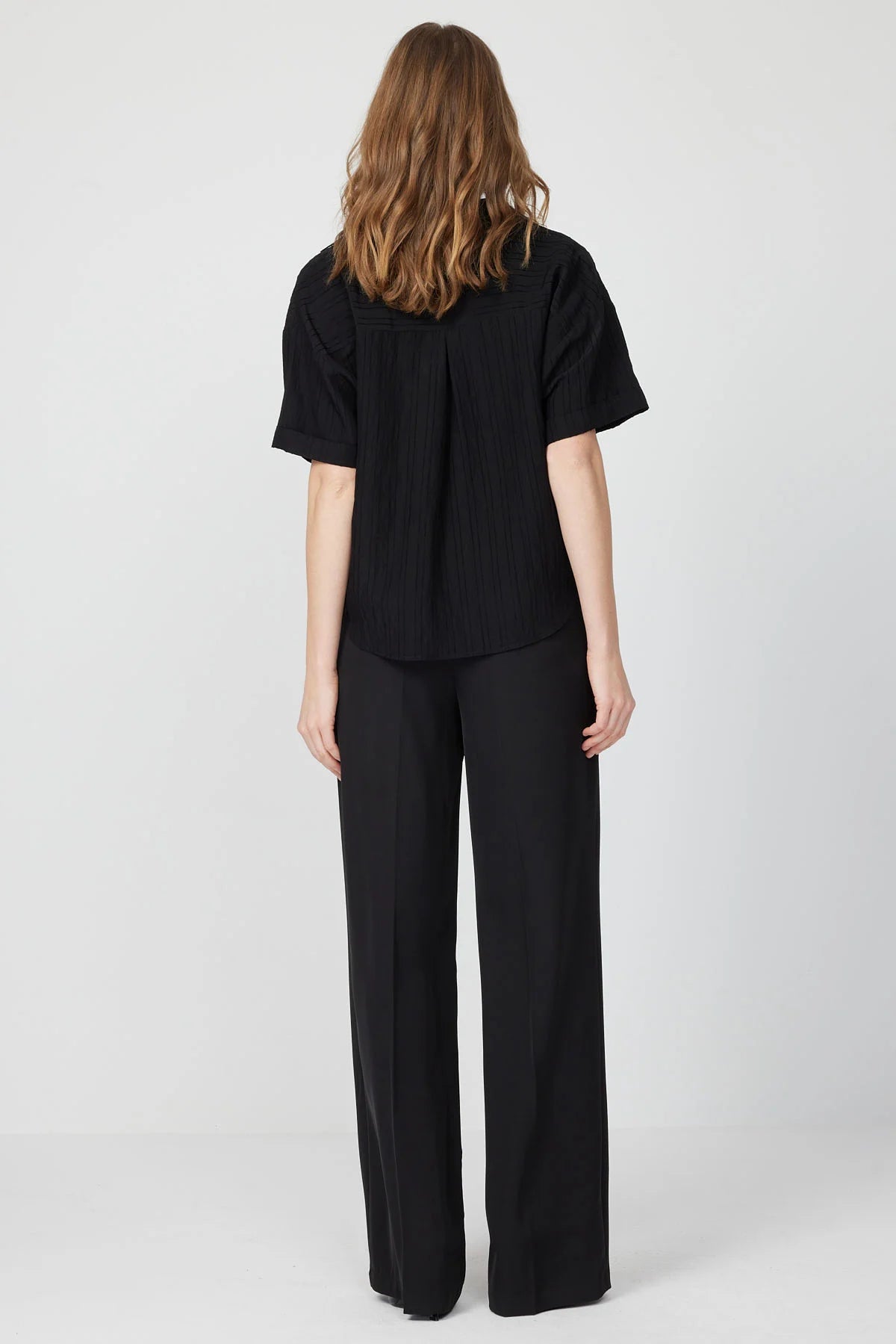 Women’s Fabric Trousers with Belt Detail