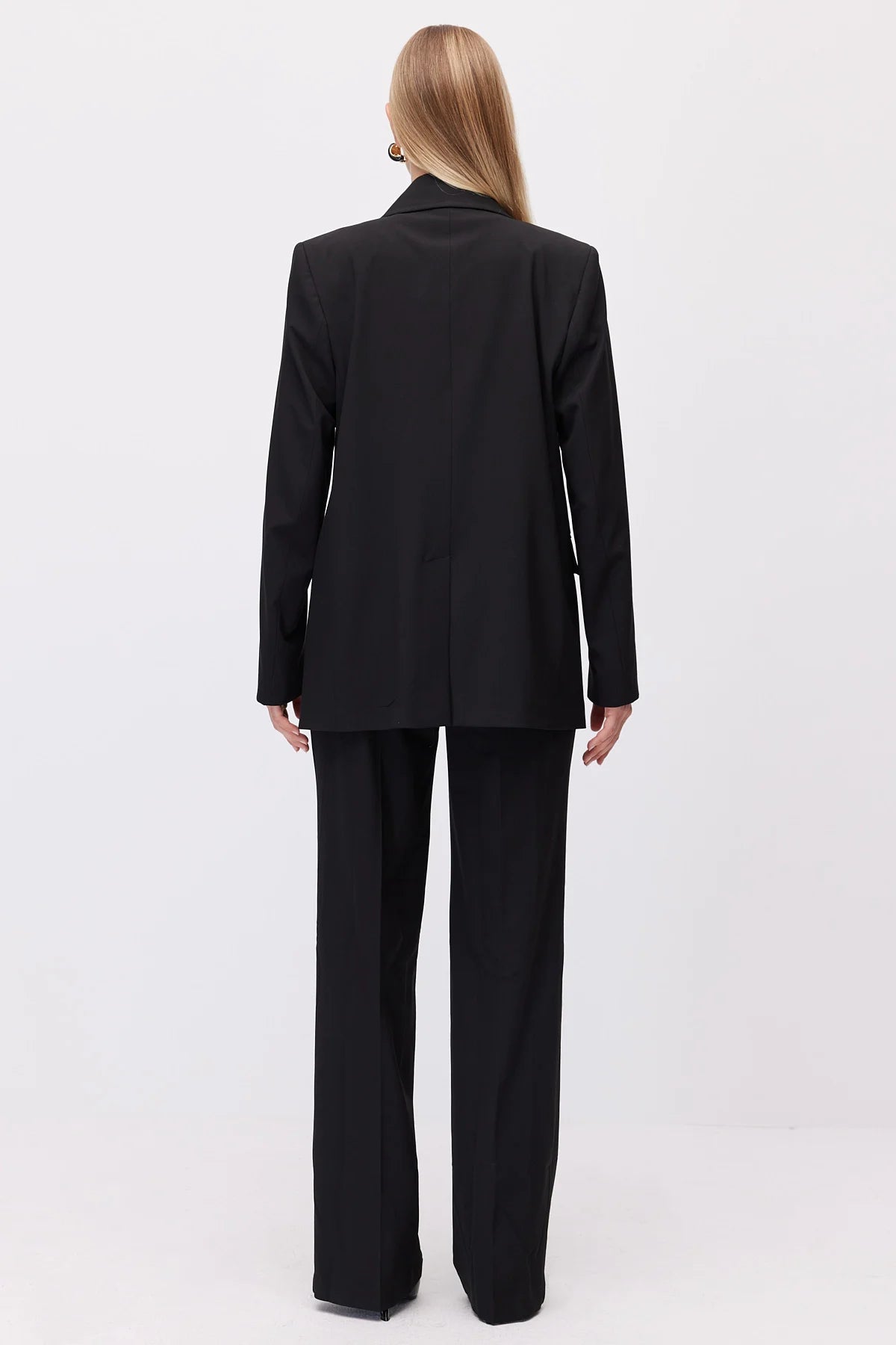Women's Wide Leg Fabric Trousers