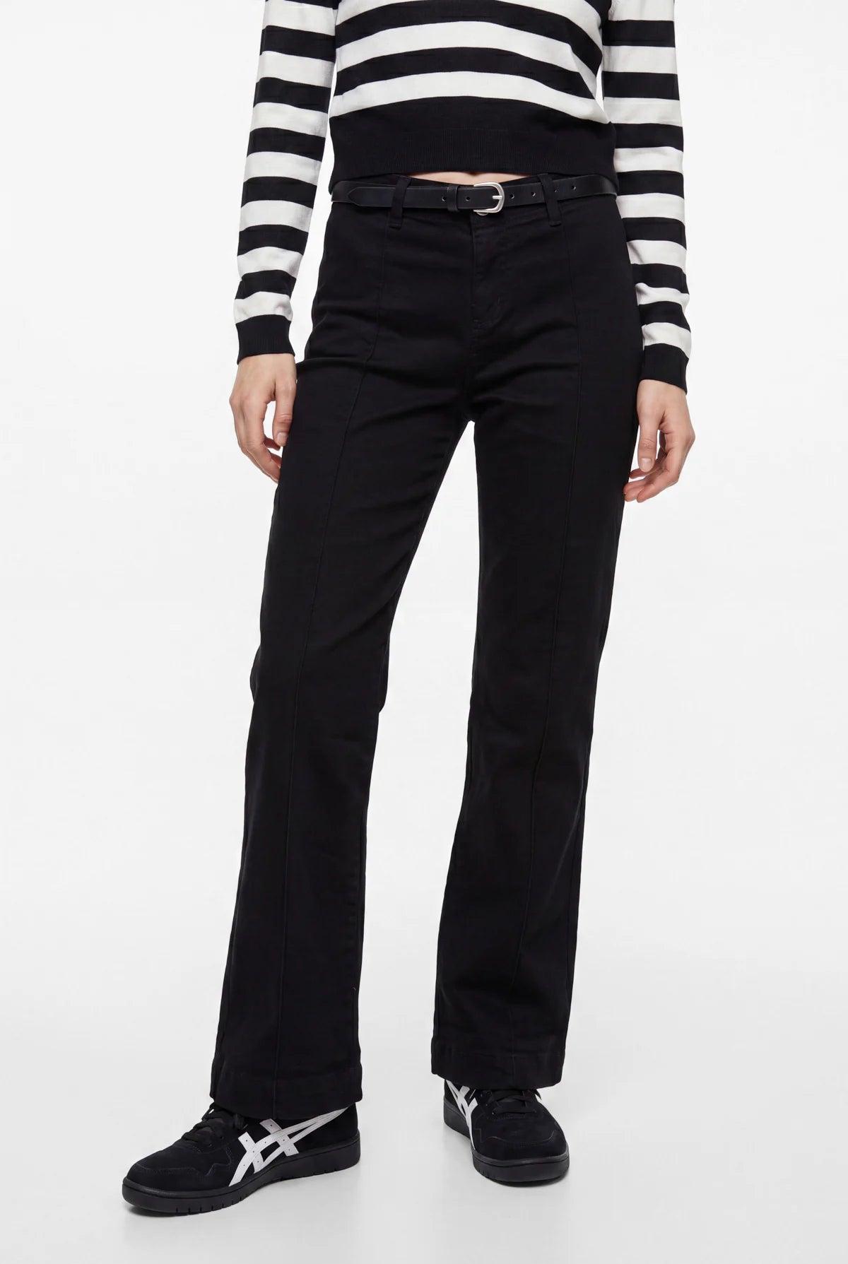Women's High Waist Straight Cut Jeans