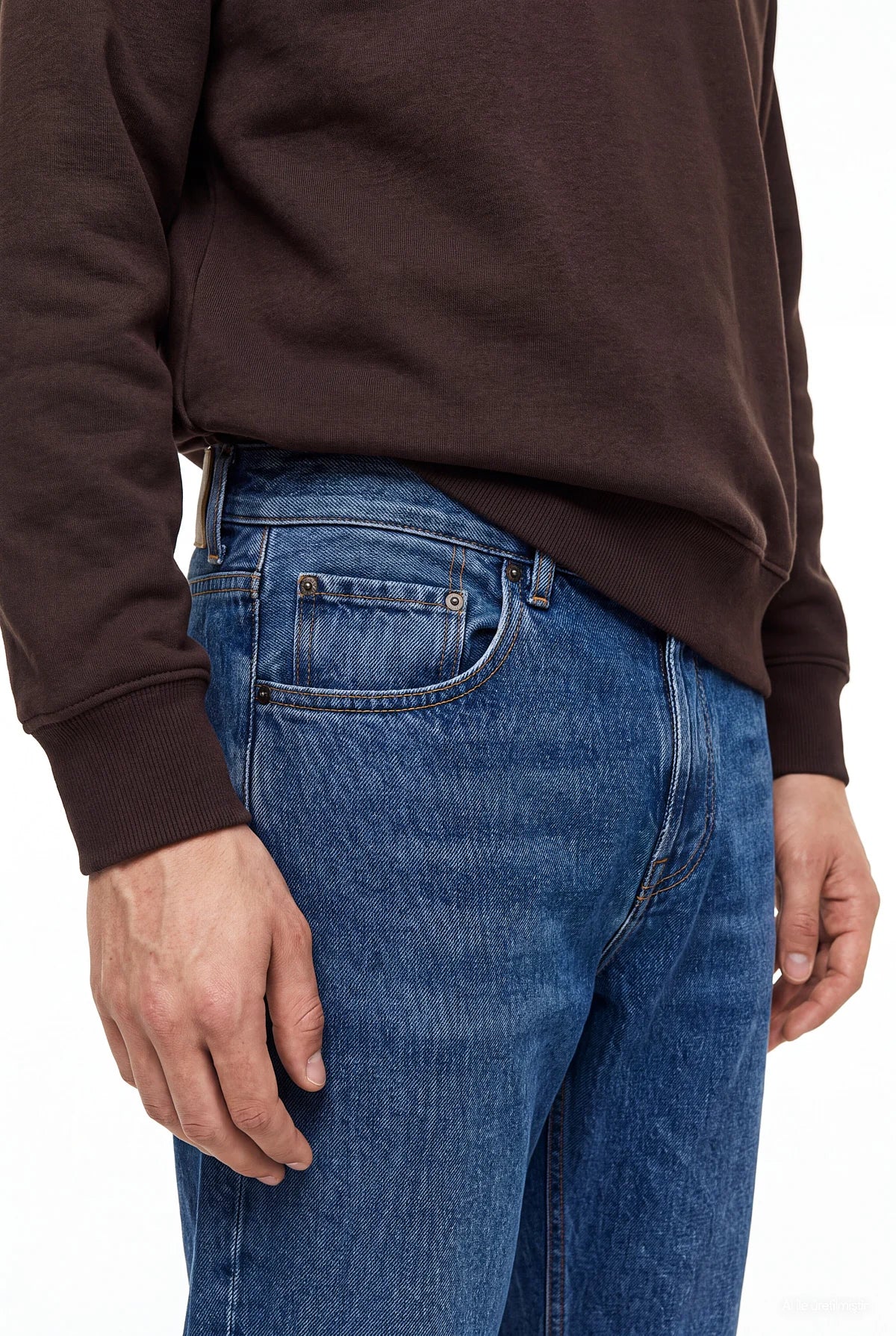 Erkek Dar Kesim Kot Pantolon