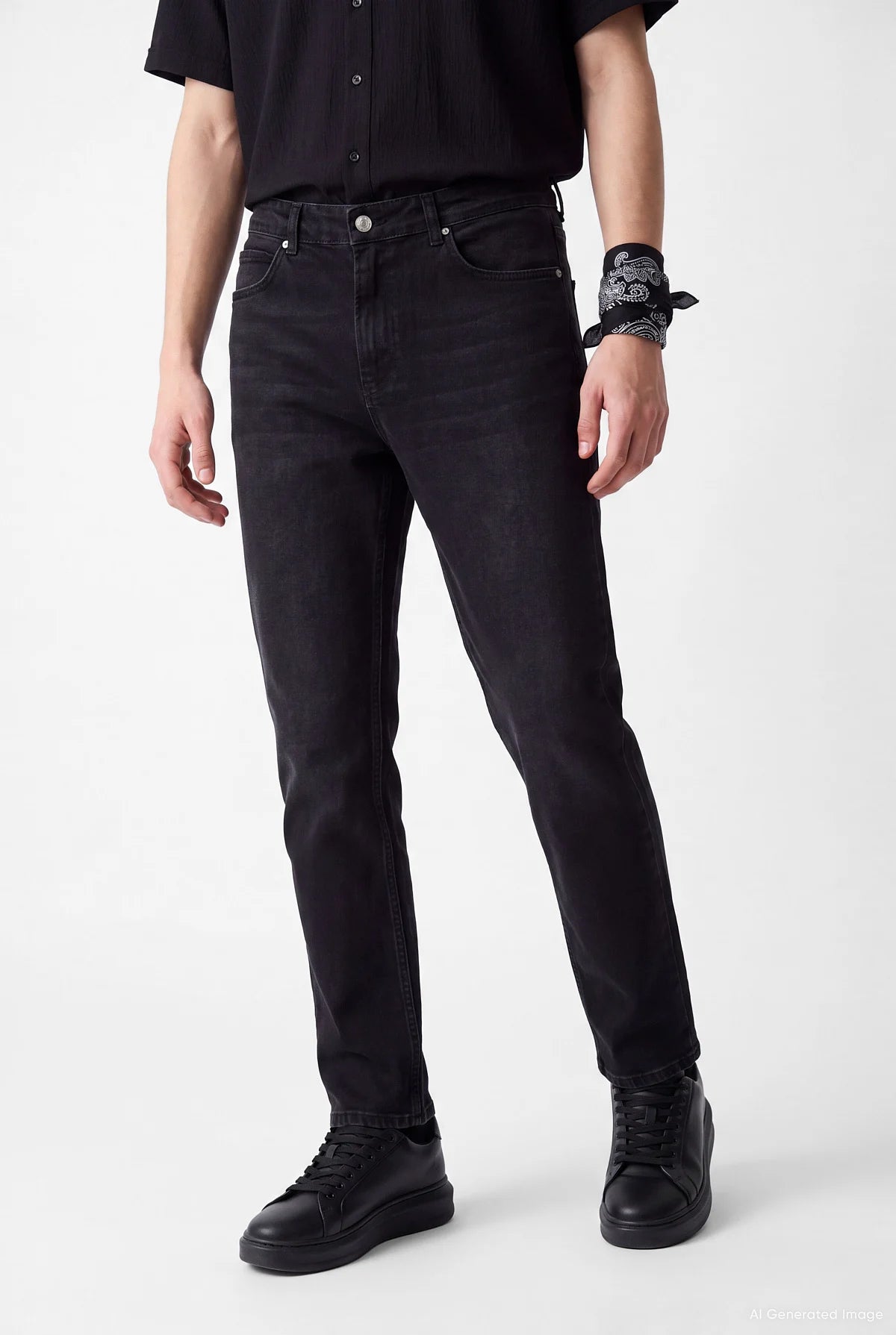 Men's Wide-Leg Jeans