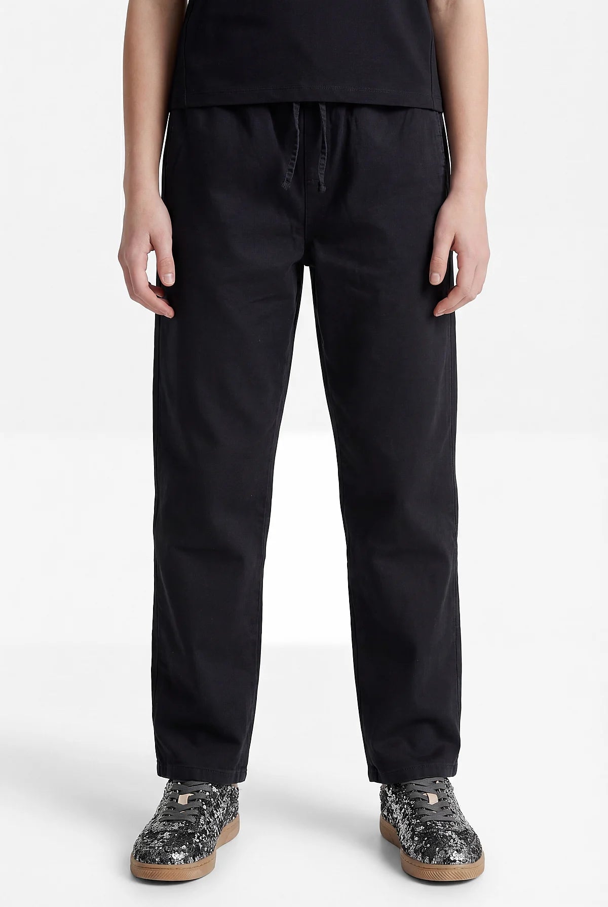 Girls' Pants with Elastic Waistband