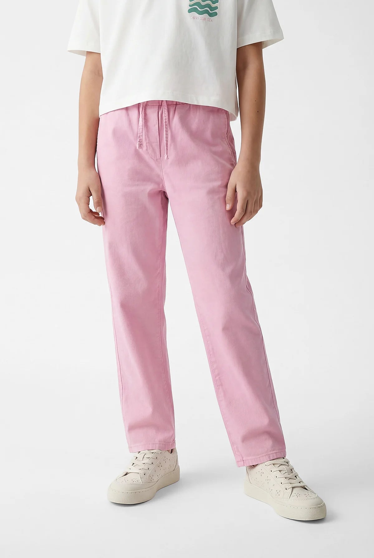 Girls' Pants with Elastic Waistband