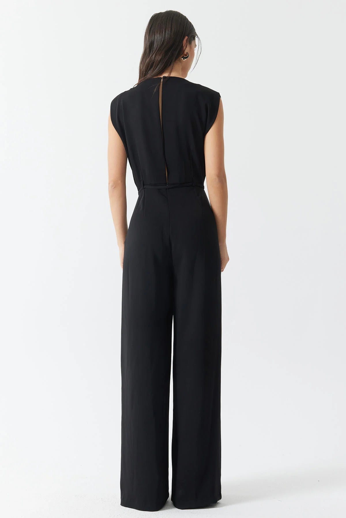 Women's Jumpsuit with Belt Detail