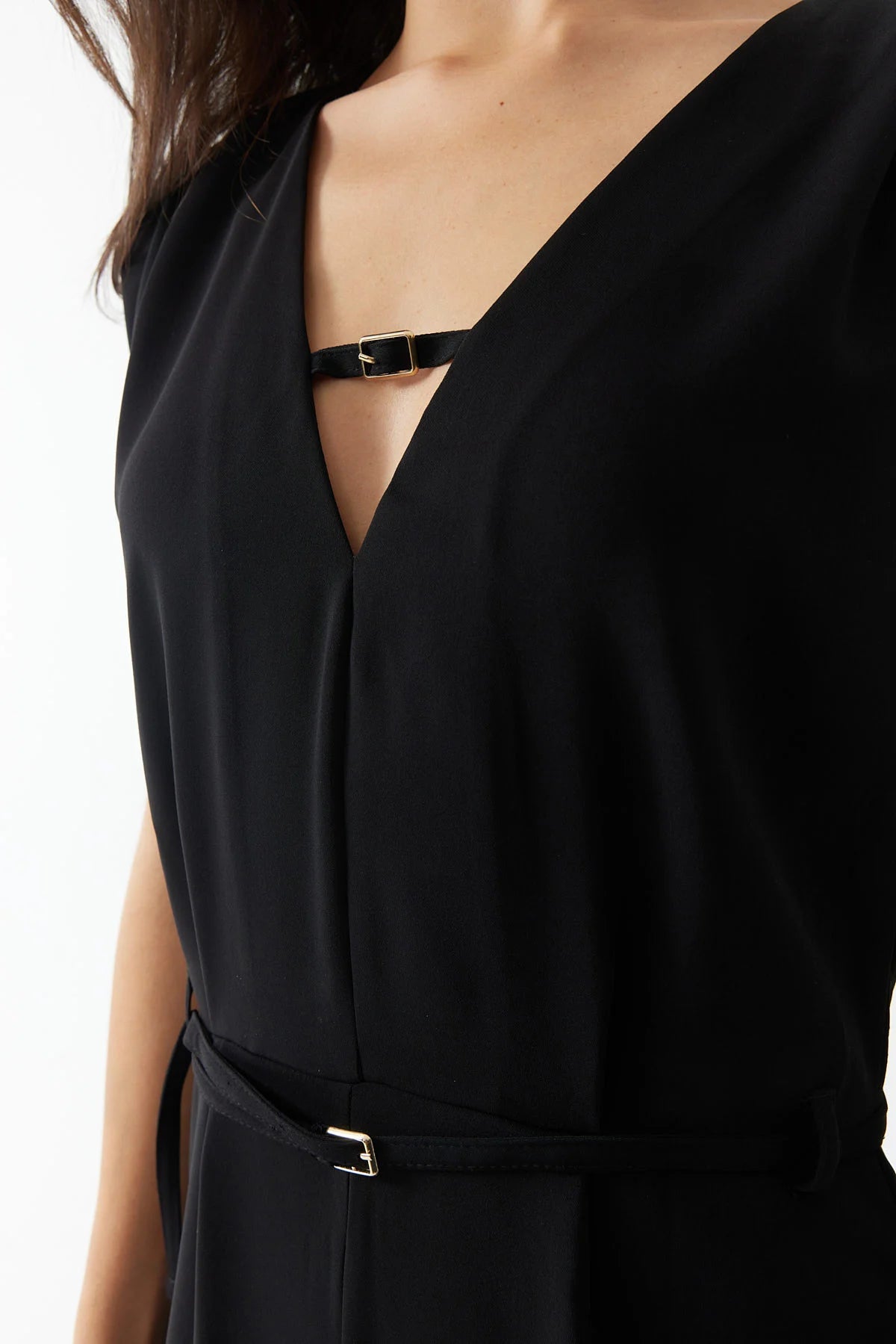 Women's Jumpsuit with Belt Detail